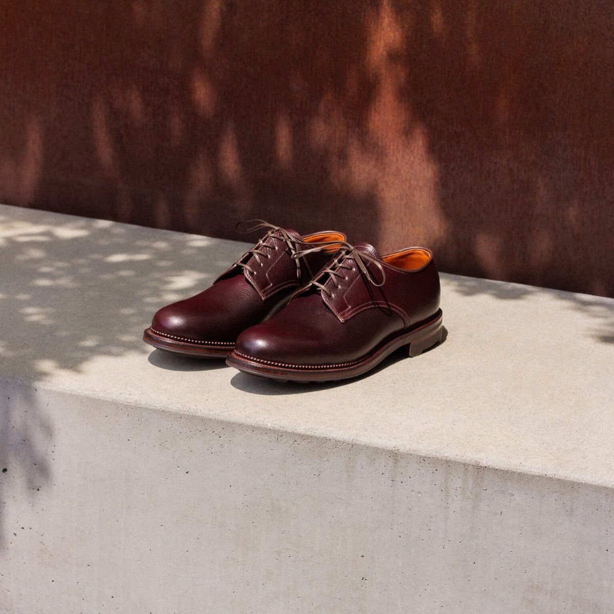 Viberg Viberg Rockland Blucher - Color 8 Boxboard Shell Cordovan Size US 8 / EU 41 - 1 Thumbnail