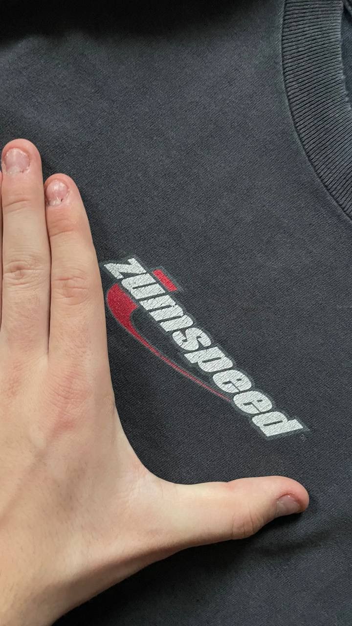 Vintage Vintage Zumspeed Dykom Cars Japan Black T Shirt 1995/1996 Size US XL / EU 56 / 4 - 12 Thumbnail