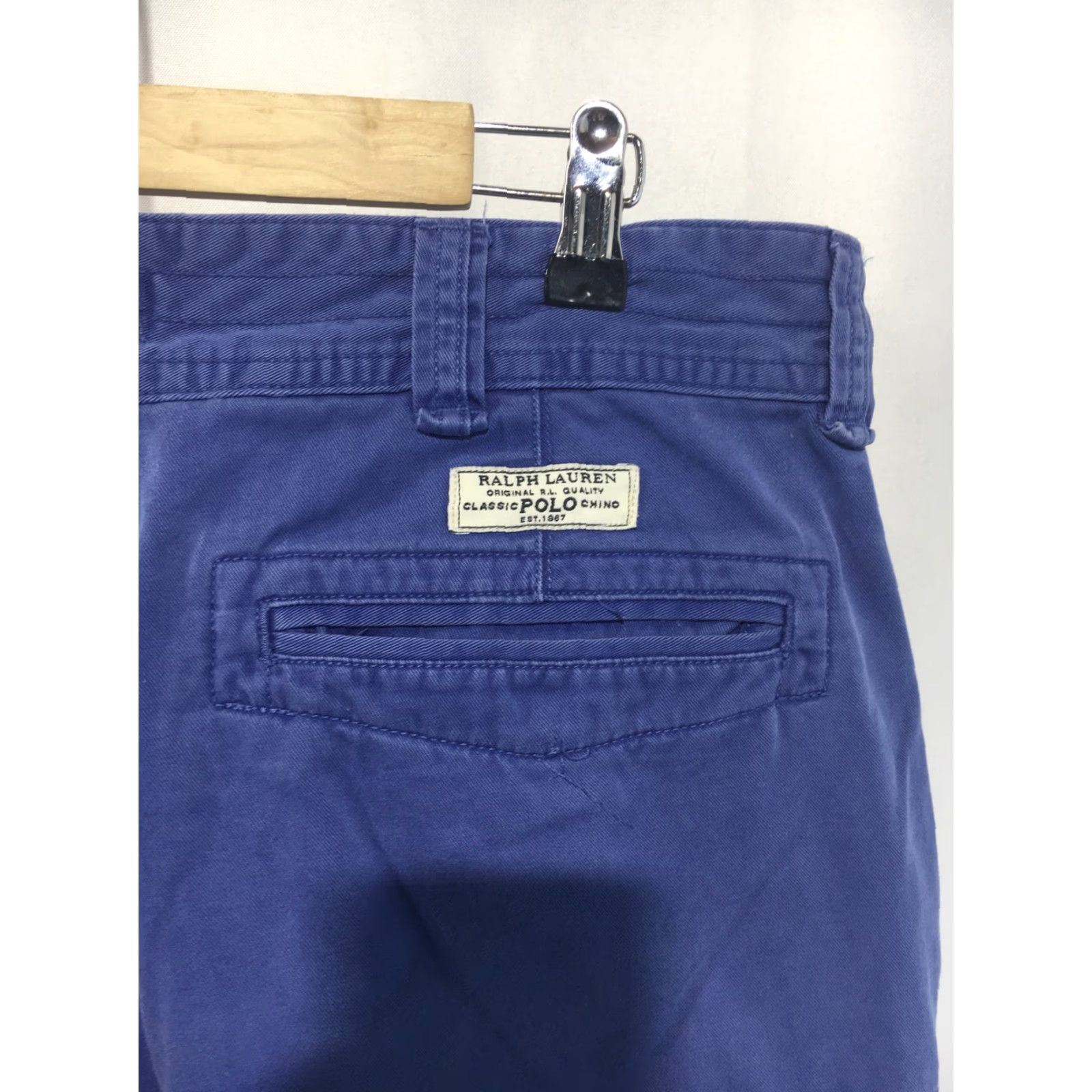 Polo Ralph Lauren Polo Ralph Lauren Mens Chino Shorts Size 36 Cargo Pocket Blue Size US M / EU 48-50 / 2 - 3 Thumbnail