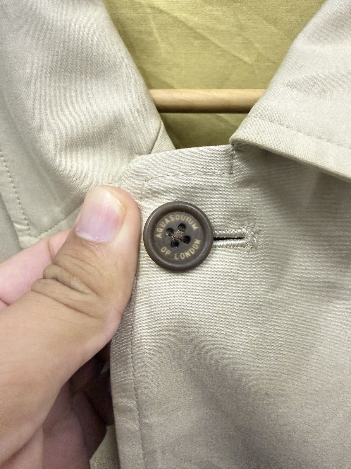 Aquascutum Aquascutum Beige Cotton Field Military Design Jacket Size US L / EU 52-54 / 3 - 6 Thumbnail