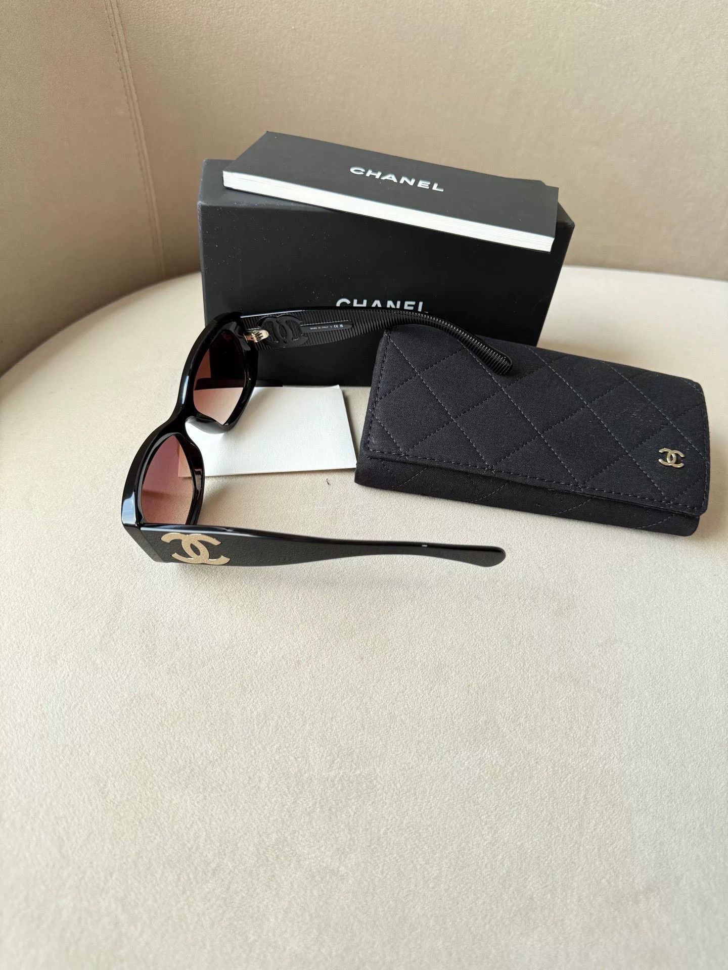 Chanel Chanel Rectangular Frame Sunglasses Size ONE SIZE - 1 Thumbnail