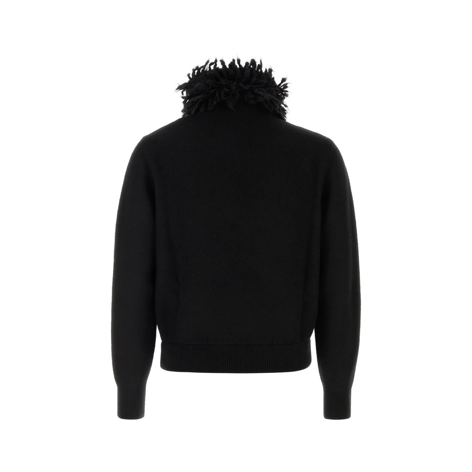 Alexander McQueen ALEXANDER MCQUEEN Black Wool Blend Sweater New & Authentic ( Size US M / EU 48-50 / 2 - 2 Thumbnail
