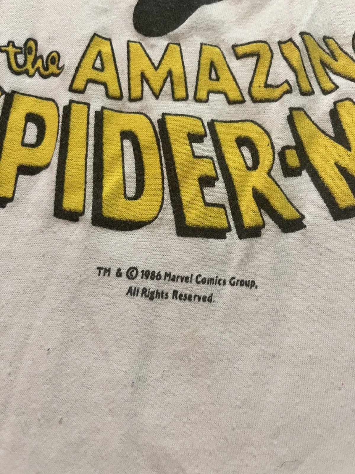 Other Vintage marvel comic amazing Spider-Man t shirt AOP 1986 Size US L / EU 52-54 / 3 - 5 Thumbnail