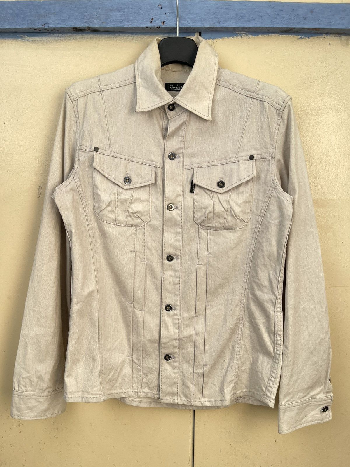 Tornado Mart Button Jacket Japanese Y2K Grunge Longsleeve