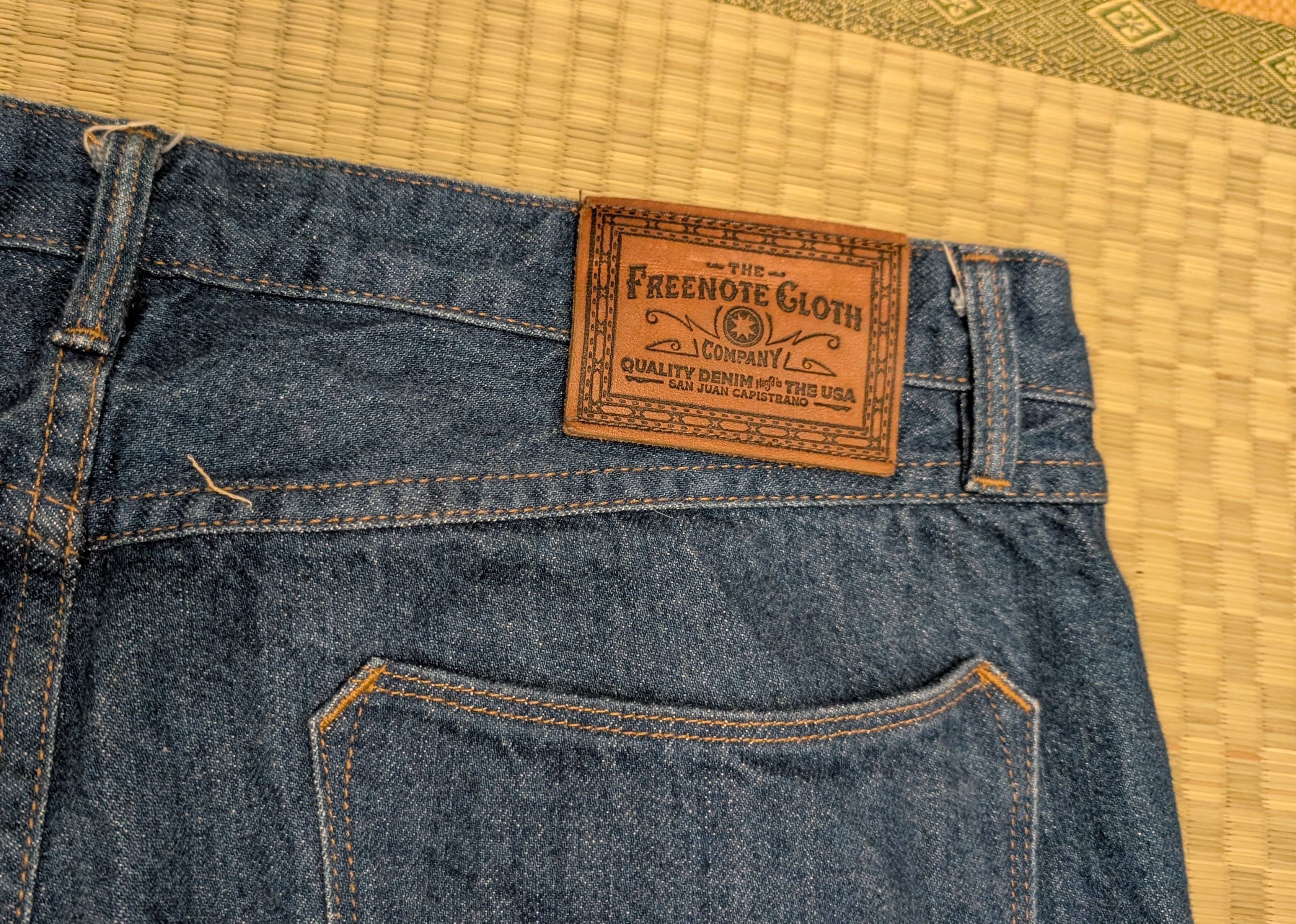 Freenote Freenote Wilkes Western 12 oz. Vintage Blue Selvedge Denim Size US 35 - 5 Thumbnail