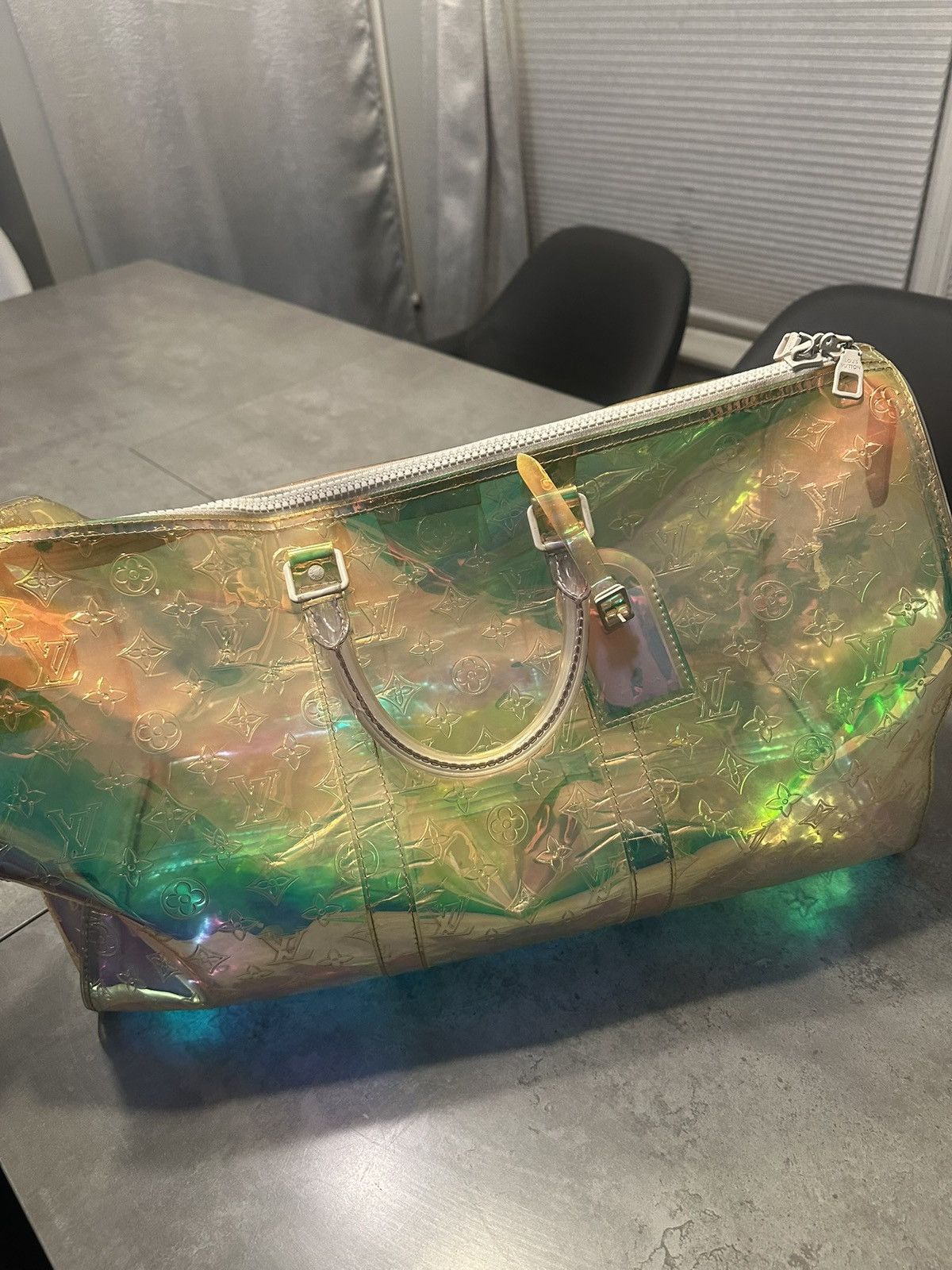 Louis Vuitton × Virgil Abloh Louis Vuitton Monogram Canvas Keepall 50 Size ONE SIZE - 1 Thumbnail
