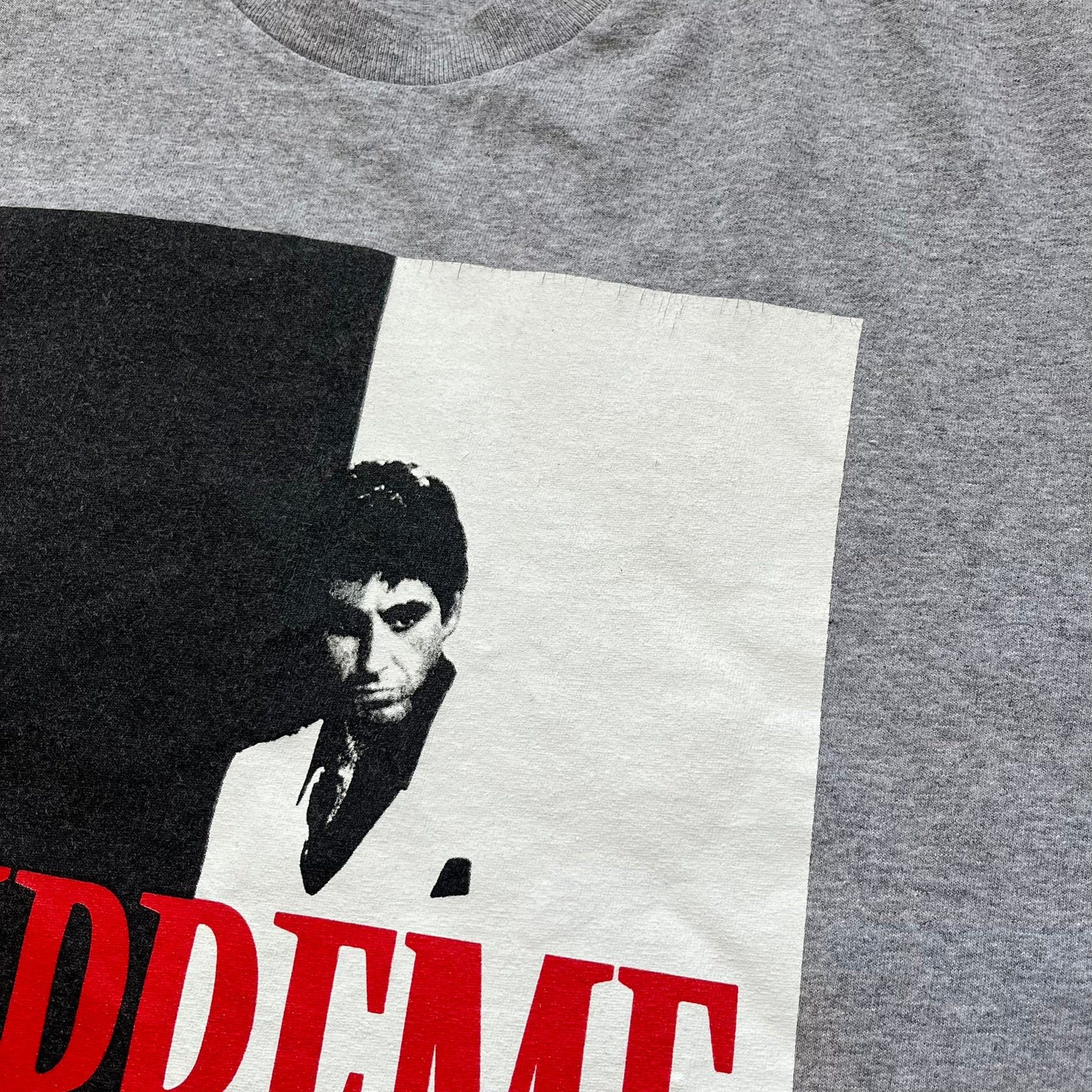 Supreme Supreme FW17 Scarface Split Grey Tee Size US M / EU 48-50 / 2 - 5 Thumbnail