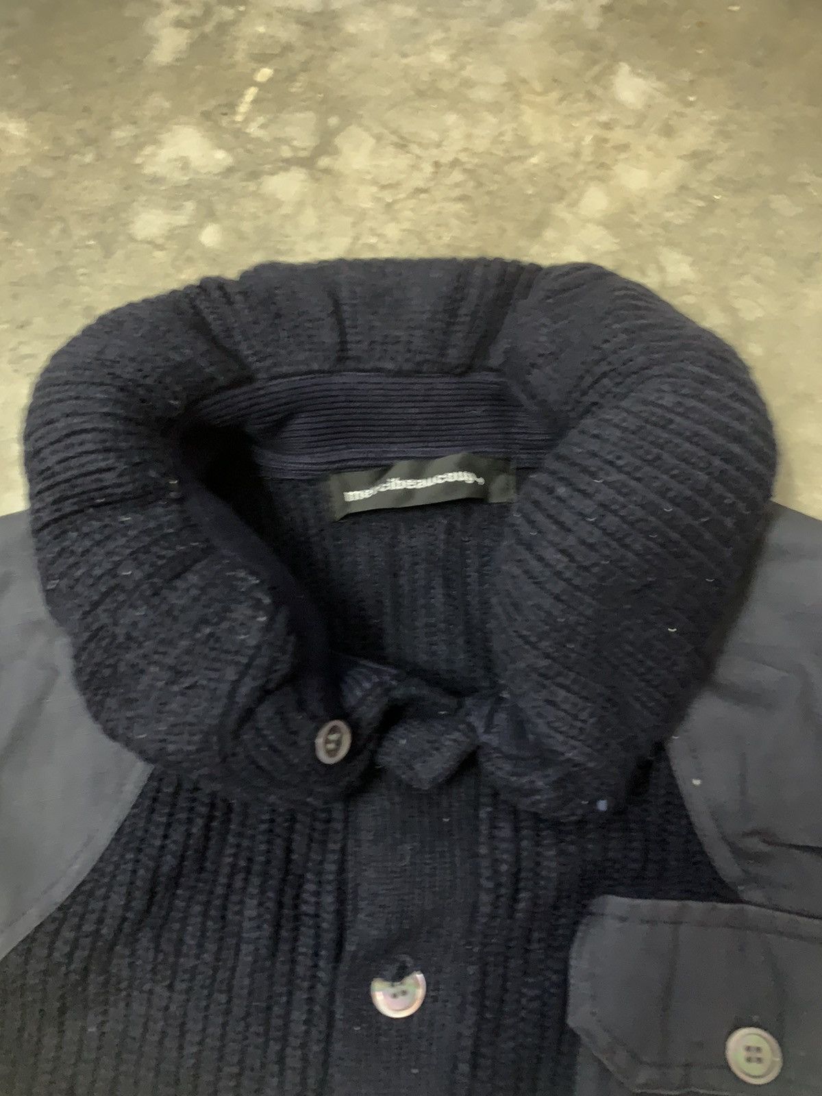 Issey Miyake Mercibeaucoup Single Pocket Knitwear Jacket Size US L / EU 52-54 / 3 - 10 Thumbnail