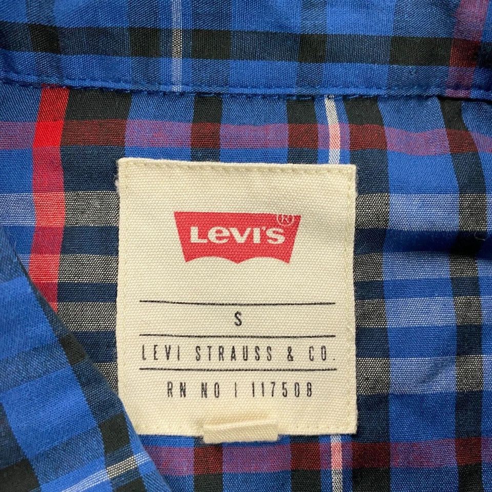 Levi's Levi's Shirt Men's Small Plaid Pearl Snap Short Sleeve Size US S / EU 44-46 / 1 - 3 Thumbnail