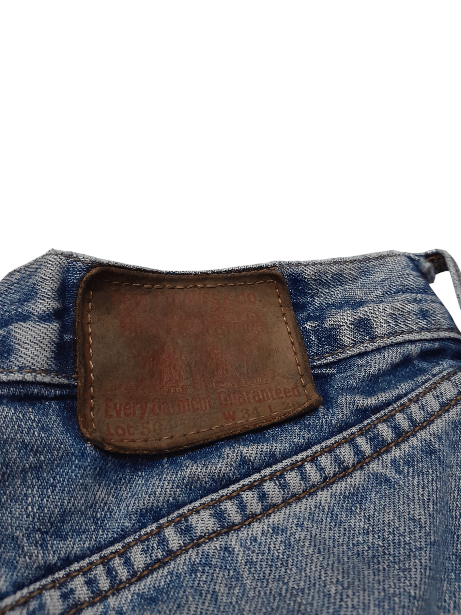 Levi's Vintage Clothing LVC Levis 503 Selvedge Denim Japan (F375) Waist 33 Size US 33 - 3 Thumbnail