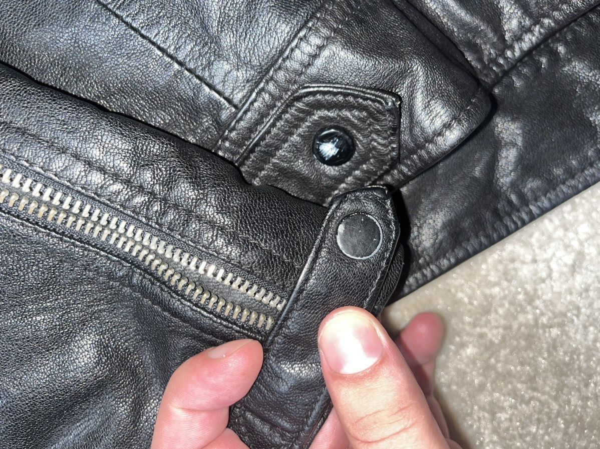 Allsaints Custom ALLSAINTS black leather moto jacket XL Size US XL / EU 56 / 4 - 4 Thumbnail