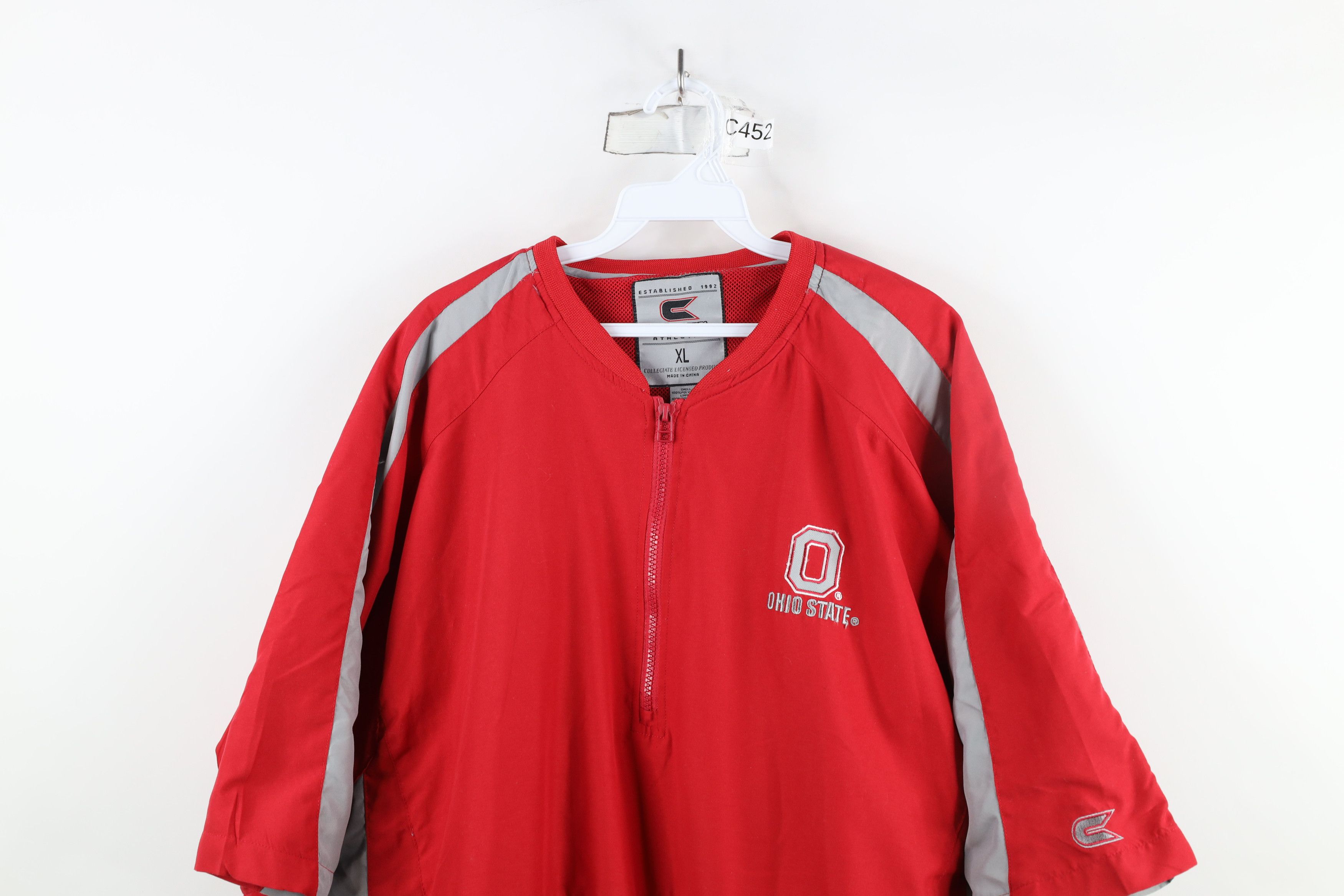 Vintage Vintage State University Short Sleeve Windbreaker Jacket Size US XL / EU 56 / 4 - 2 Thumbnail