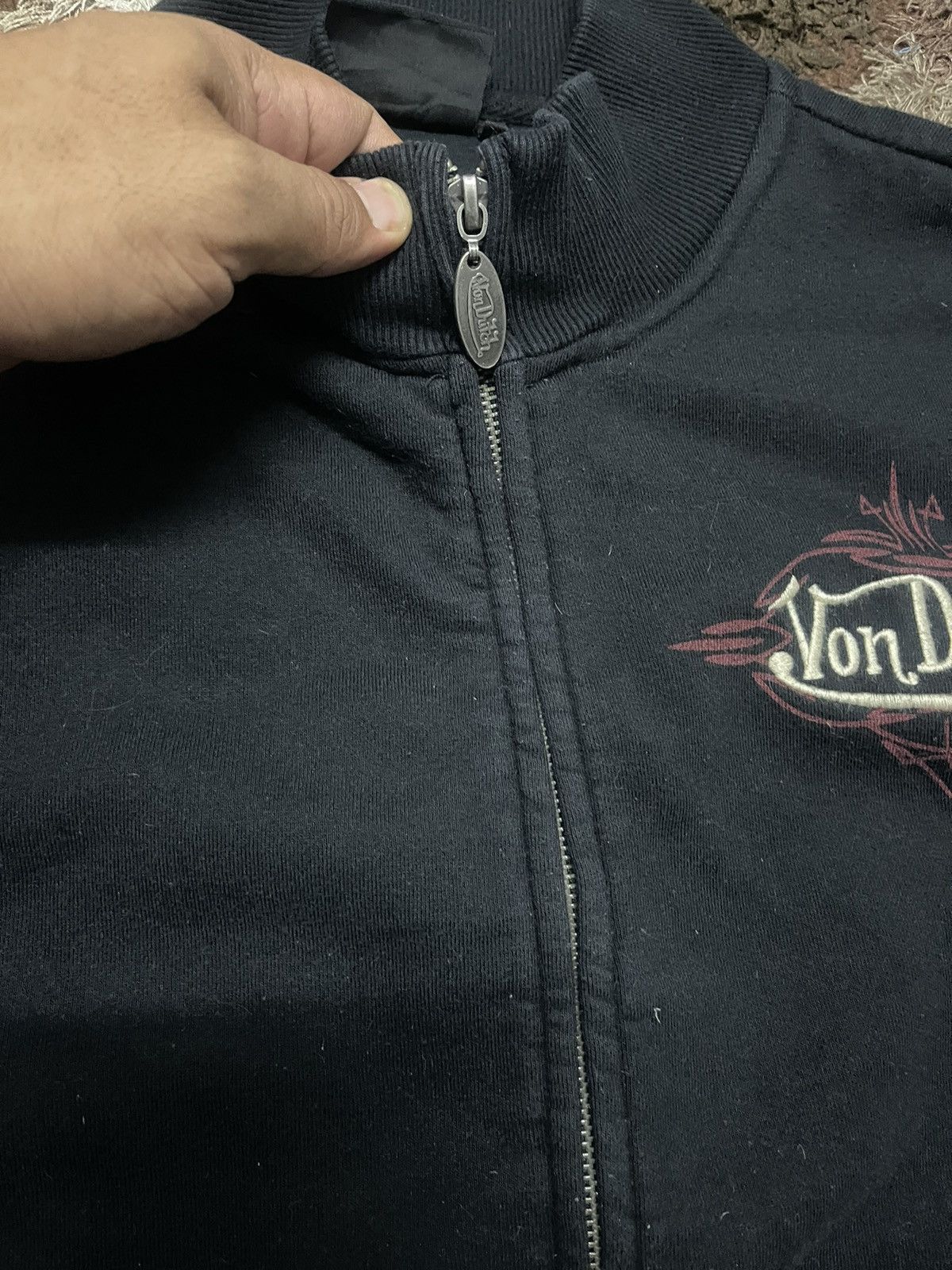Von Dutch VINTAGE VON DUTCH EMBROIDERED ZIPPER UP VERY RARE Size US XL / EU 56 / 4 - 5 Thumbnail