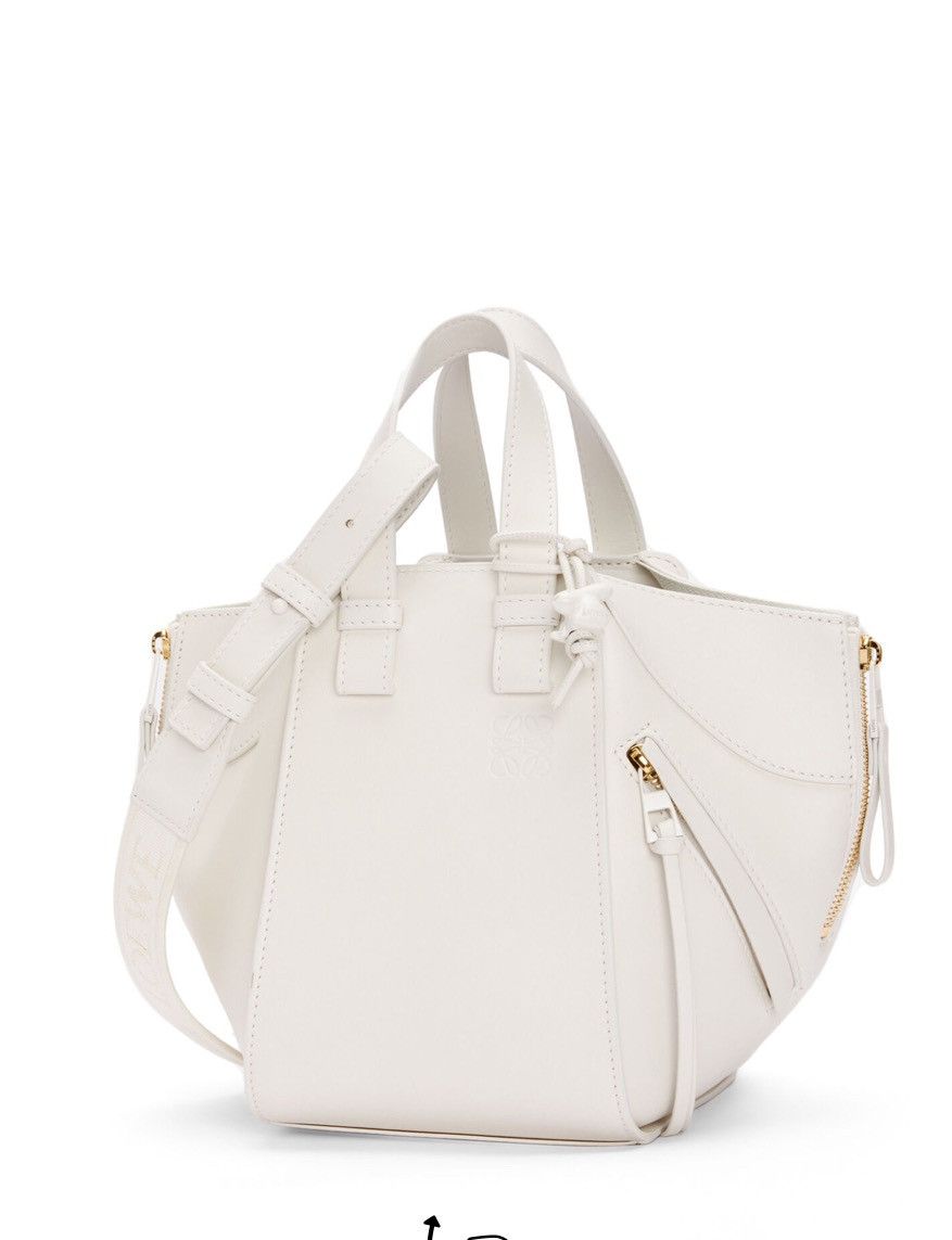 image of Loewe Hammock Compact Monochrome in White, Women's