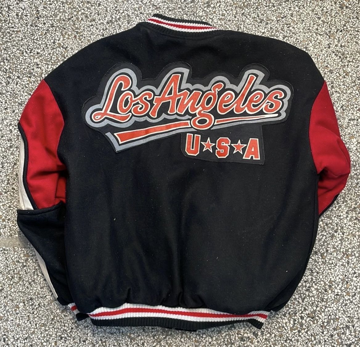 Vintage Vintage LAR Wool Leather Varsity Jacket Retro Football Size US L / EU 52-54 / 3 - 6 Thumbnail
