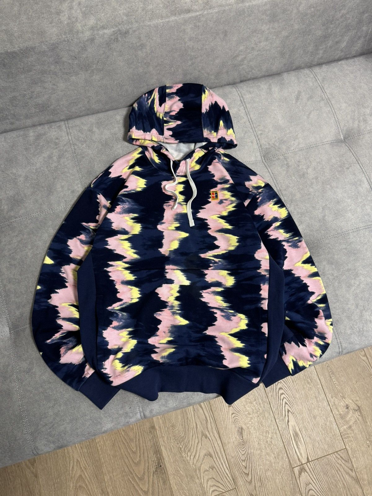 Nike Nike Court chromatic Y2K hoodie vintage style Size US S / EU 44-46 / 1 - 2 Thumbnail
