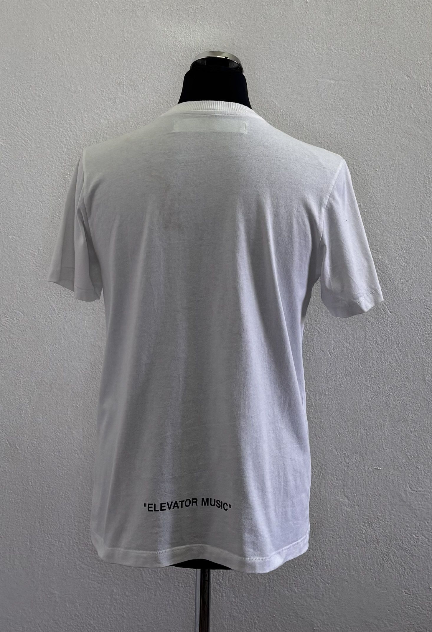 Off-White Off-White "Elevator Music" T-shirt Medium Size US M / EU 48-50 / 2 - 2 Thumbnail