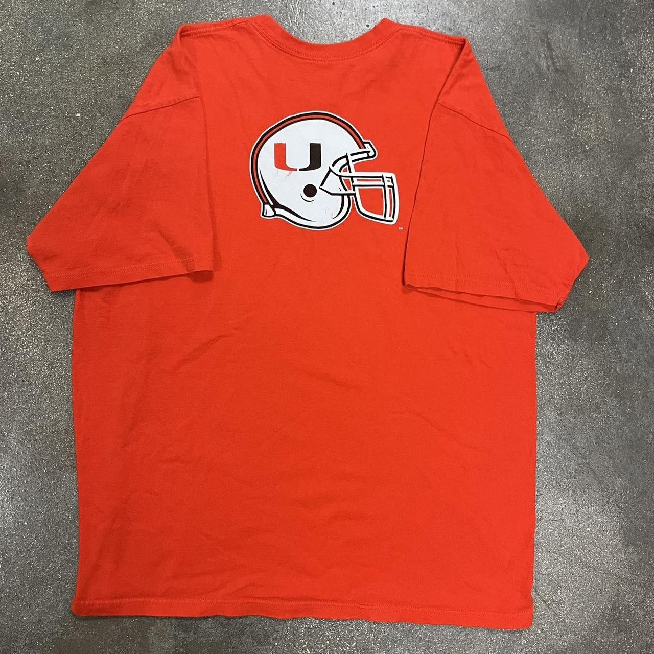 Nike Miami Hurricanes Nike Football Orange T shirt Size US L / EU 52-54 / 3 - 2 Thumbnail