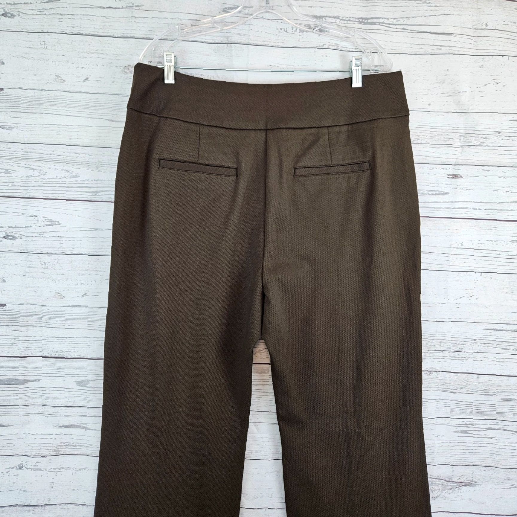 Vintage Cabi 4132 Womens Academy Trouser Sz 16 Green High Rise Dress Pants with Pockets Side Zip Size 38" / US 16 / IT 52 - 5 Thumbnail