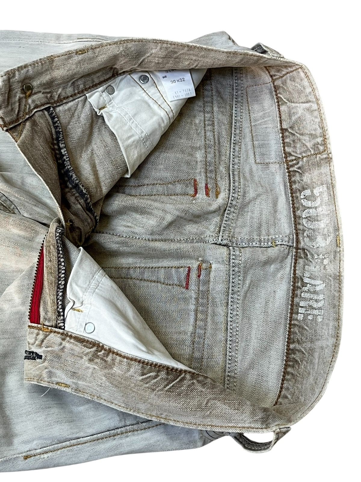 Edwin VINTAGE EDWIN 503 FLARED/BOOT CUT BLUE TRIP DISTRESSED JEANS Size US 34 / EU 50 - 8 Thumbnail