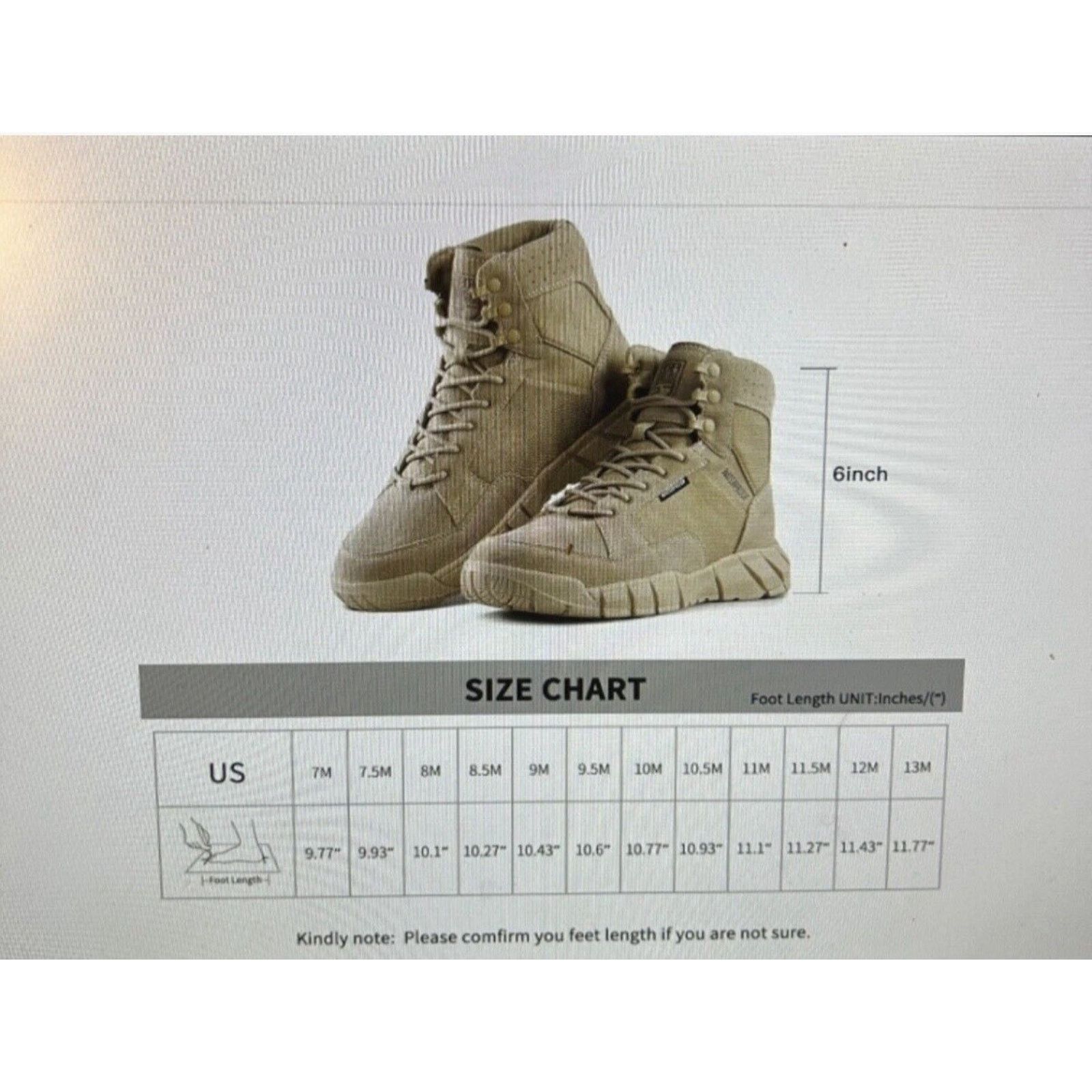 Other Free Soldier Work Boots Men's Tactical wtrprf Mil US sz 11 Size US 10 / EU 43 - 16 Thumbnail