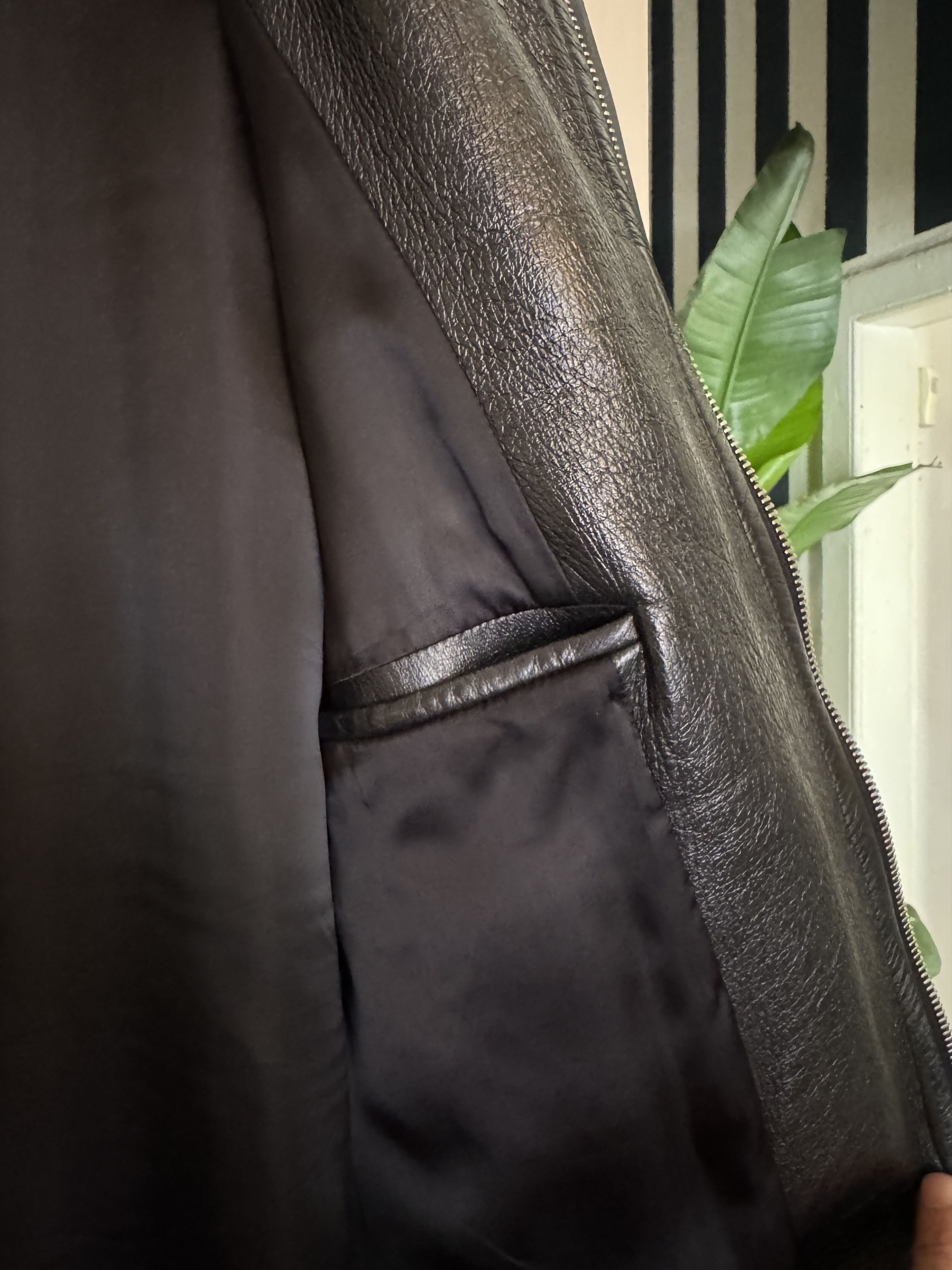 Celine Lambskin Leather bomber Size US M / EU 48-50 / 2 - 8 Thumbnail