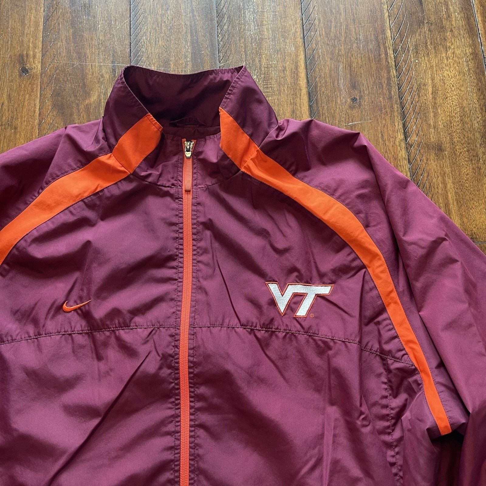 Nike Virginia Tech Hokies Jacket 2XL Maroon Nike ClimaFit VT XXL Size US XXL / EU 58 / 5 - 4 Thumbnail