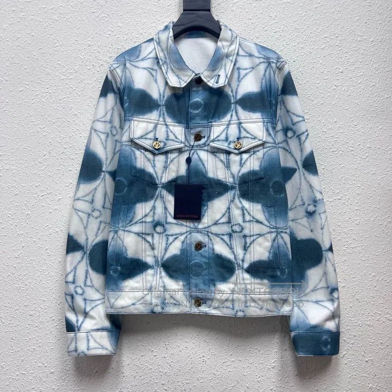 Louis Vuitton Louis Vuitton New skein-dyed presbyopic denim jacket Size US L / EU 52-54 / 3 - 1 Thumbnail