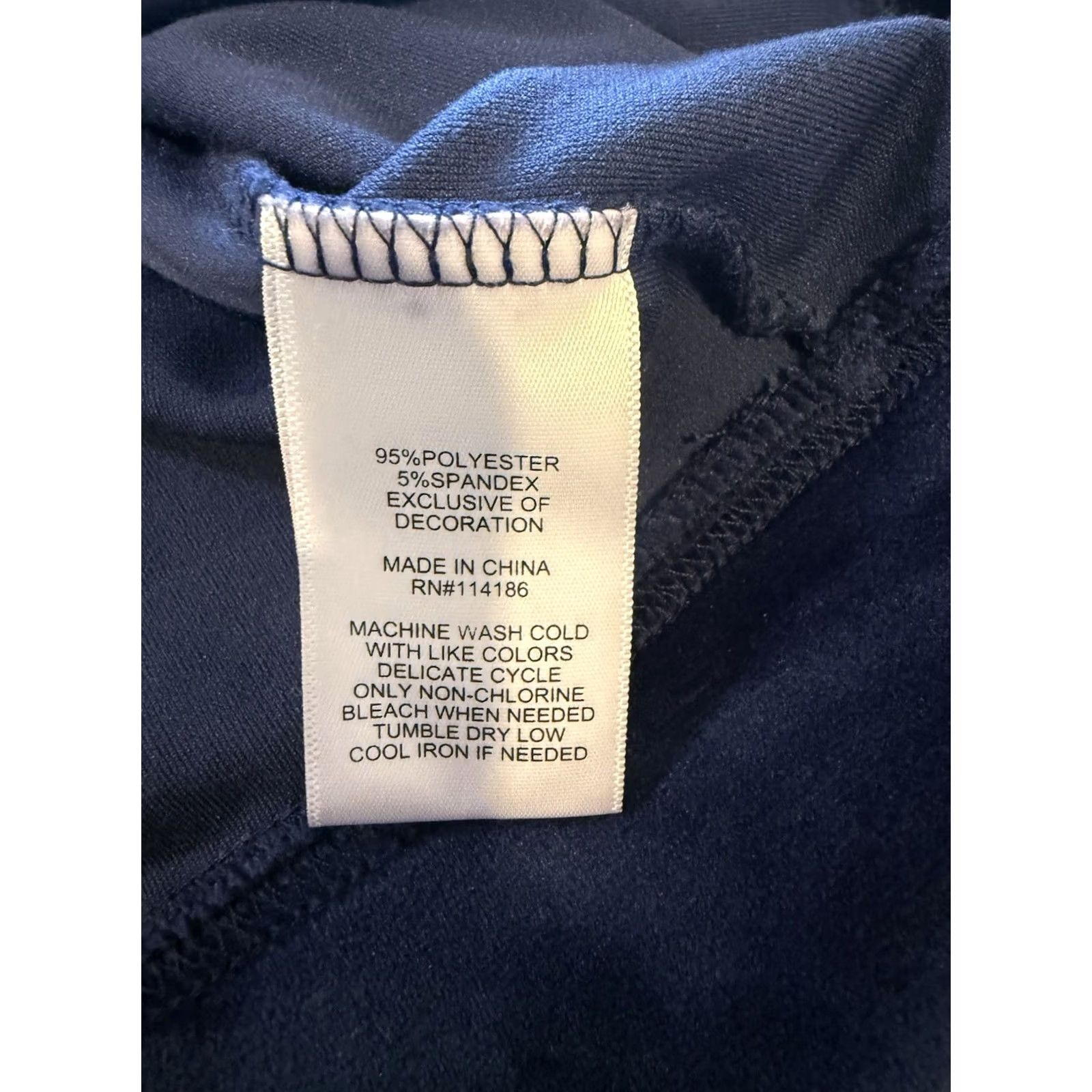 Juicy Couture Juicy Couture Hoodie Womens XL Blue Velour Full Zip Stretch Hoodie Sweatshirt Zipper Crew Neck Regular Velour Size XL / US 12-14 / IT 48-50 - 3 Thumbnail