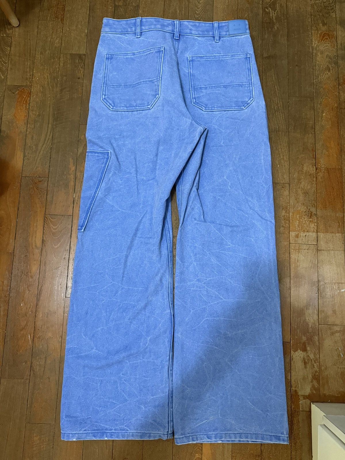 Acne Studios Acne Studios Flare Wide Leg Patchwork Jeans Trousers Size US 30 / EU 46 - 2 Thumbnail