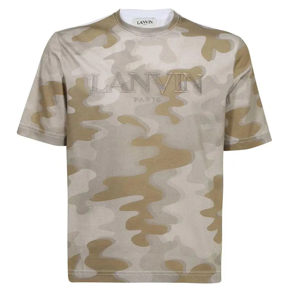 Lanvin o1tko10825 Logo Camo T-Shirt in Multicolor Size US S / EU 44-46 / 1 - 1 Thumbnail