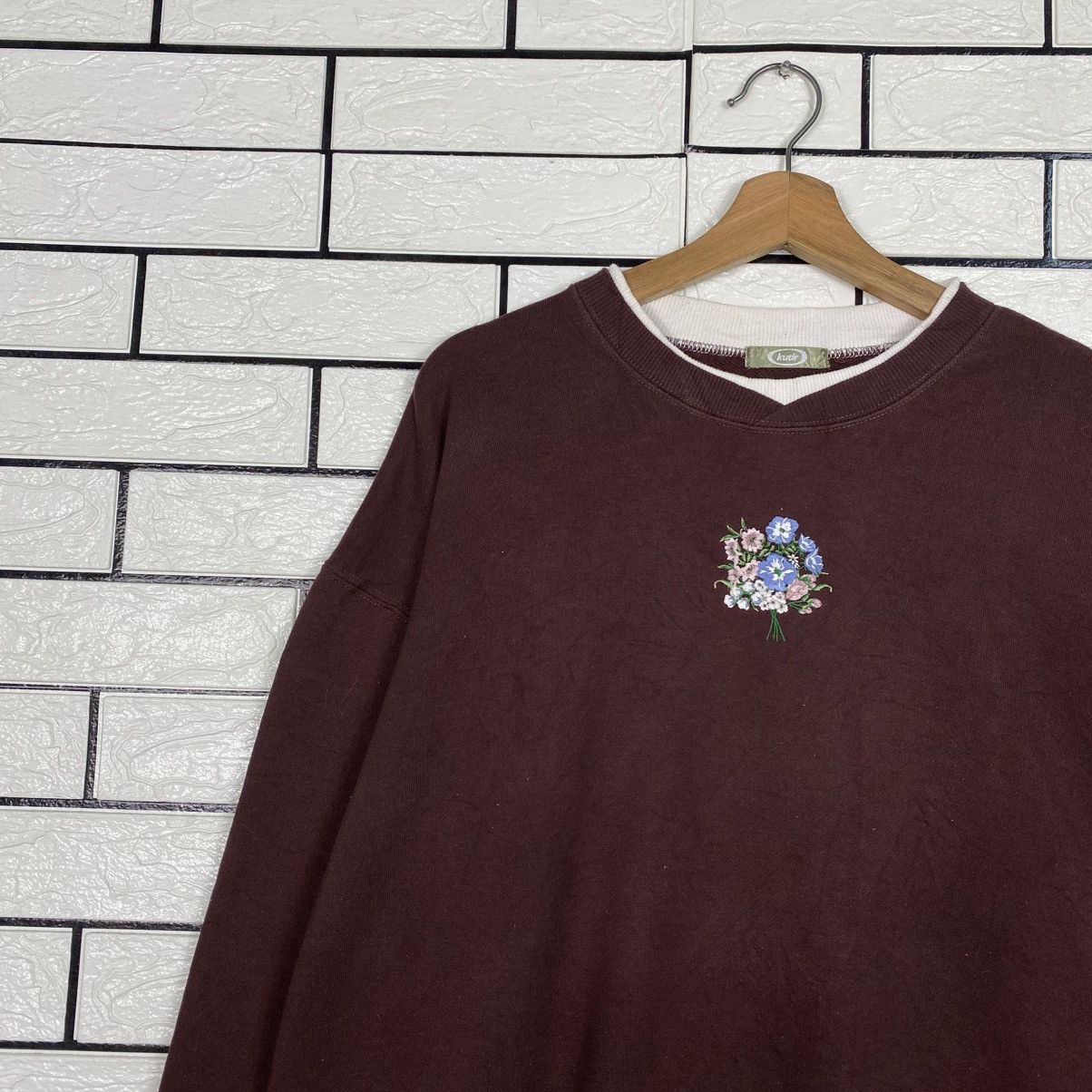 Japanese Brand 📌Vintage Sweatshirt Kutir Centre Logo Issey Miyake Size US M / EU 48-50 / 2 - 8 Thumbnail