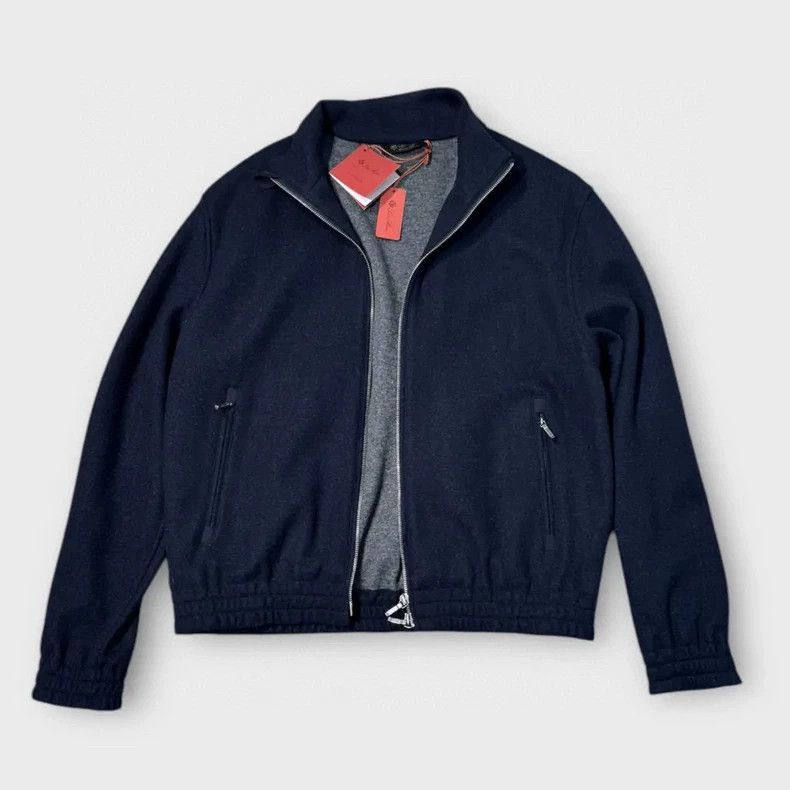 Loro Piana LORO PIANA Cashmere Bomber Jacket 96% Cashmere and 4% Nylo Size US M / EU 48-50 / 2 - 1 Thumbnail
