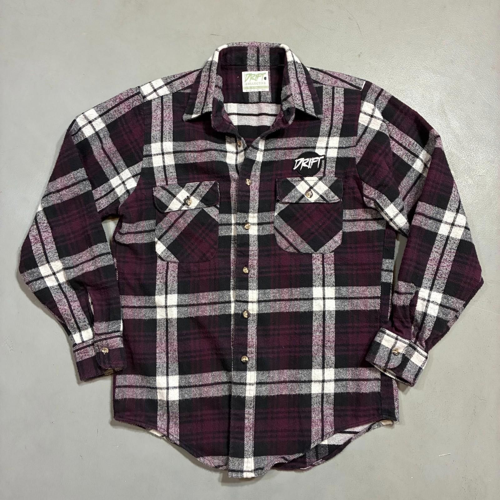 Other Drift Collective Upcycled 'No Surf on Mars" Vintage Flannel Size US M / EU 48-50 / 2 - 1 Thumbnail
