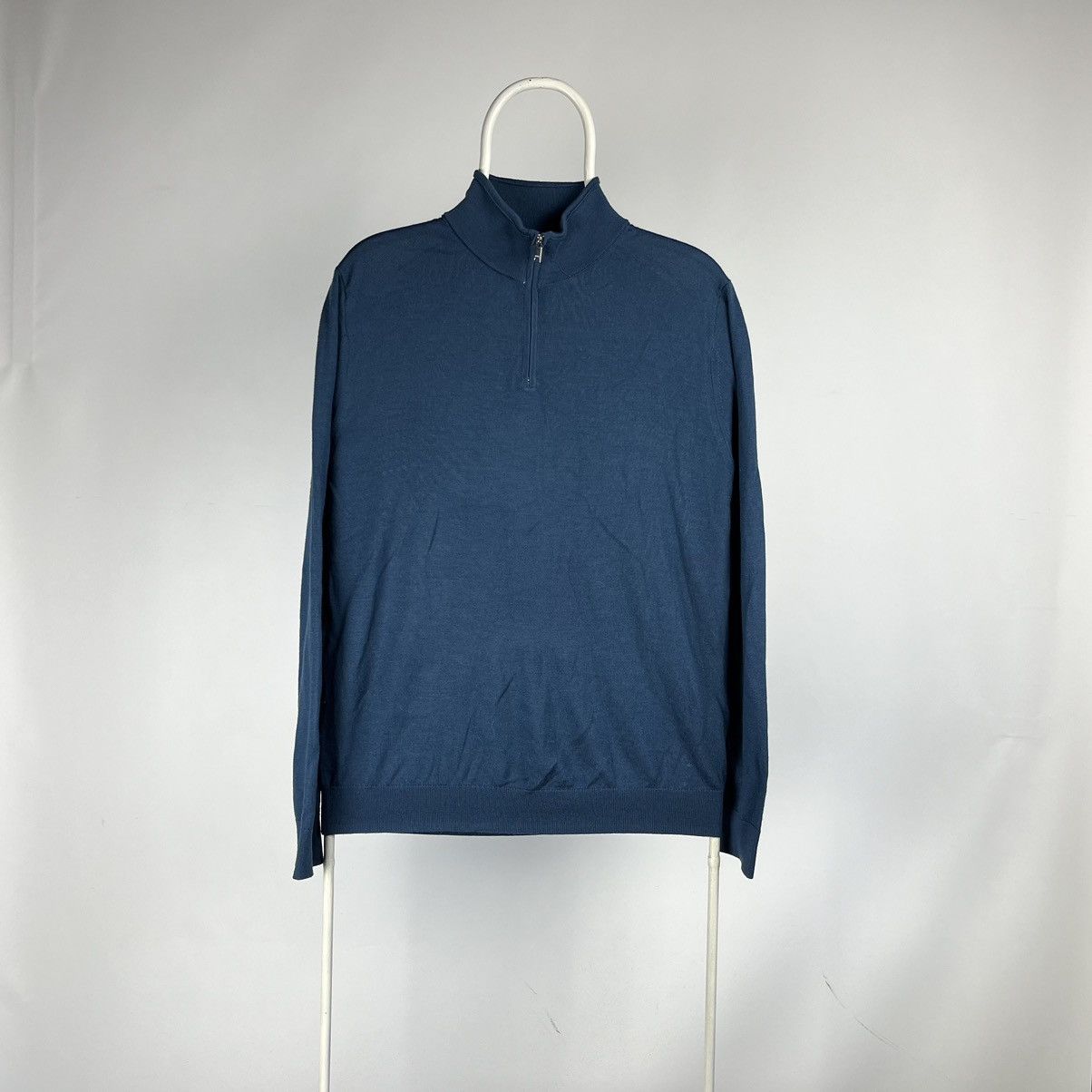 Reiss Reiss jumper sweater half zip merino wool size Large Size US L / EU 52-54 / 3 - 1 Thumbnail