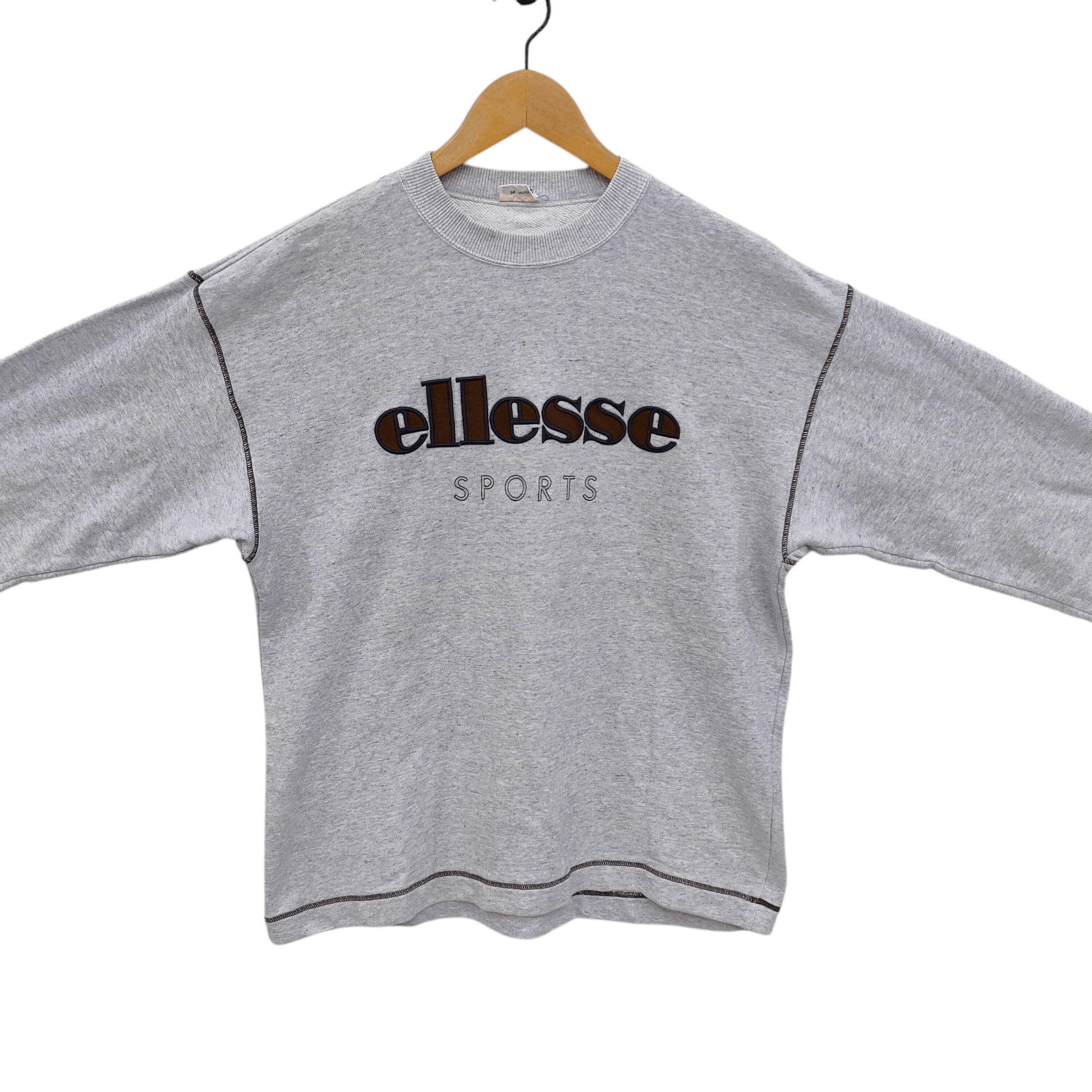 Ellesse × Vintage Vtg Ellesse Embroidered Sweater Medium Size US M / EU 48-50 / 2 - 2 Thumbnail