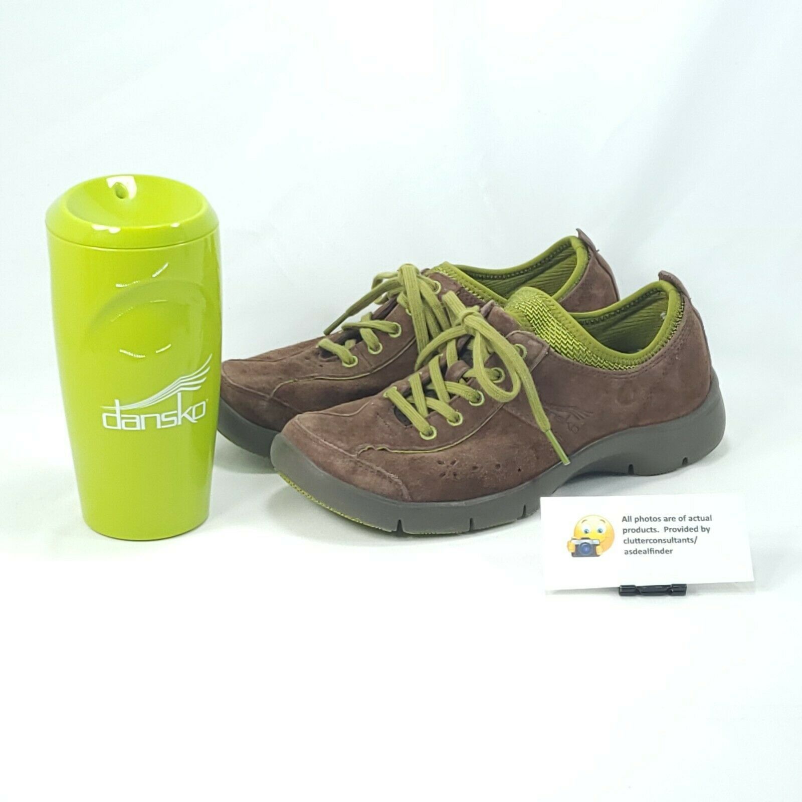 Dansko Elise Shoe Womens Size 7 37 7701062000 w/ Travel Mug