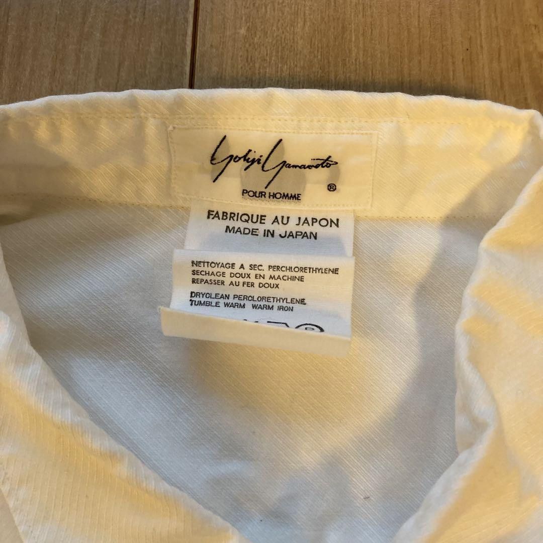 Yohji Yamamoto Yohji Yamamoto Homme Initial Big Broad Shirt Size US M / EU 48-50 / 2 - 2 Thumbnail