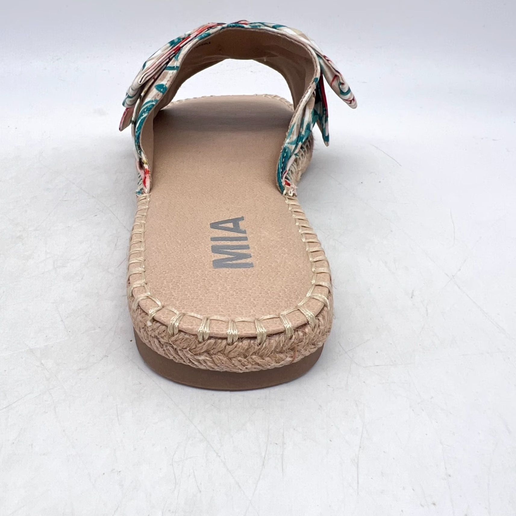 Vintage MIA Women's Brenda Slide Sandals Open Toe Casual Blue Check 8.5 M Size US 6 / IT 36 - 5 Thumbnail