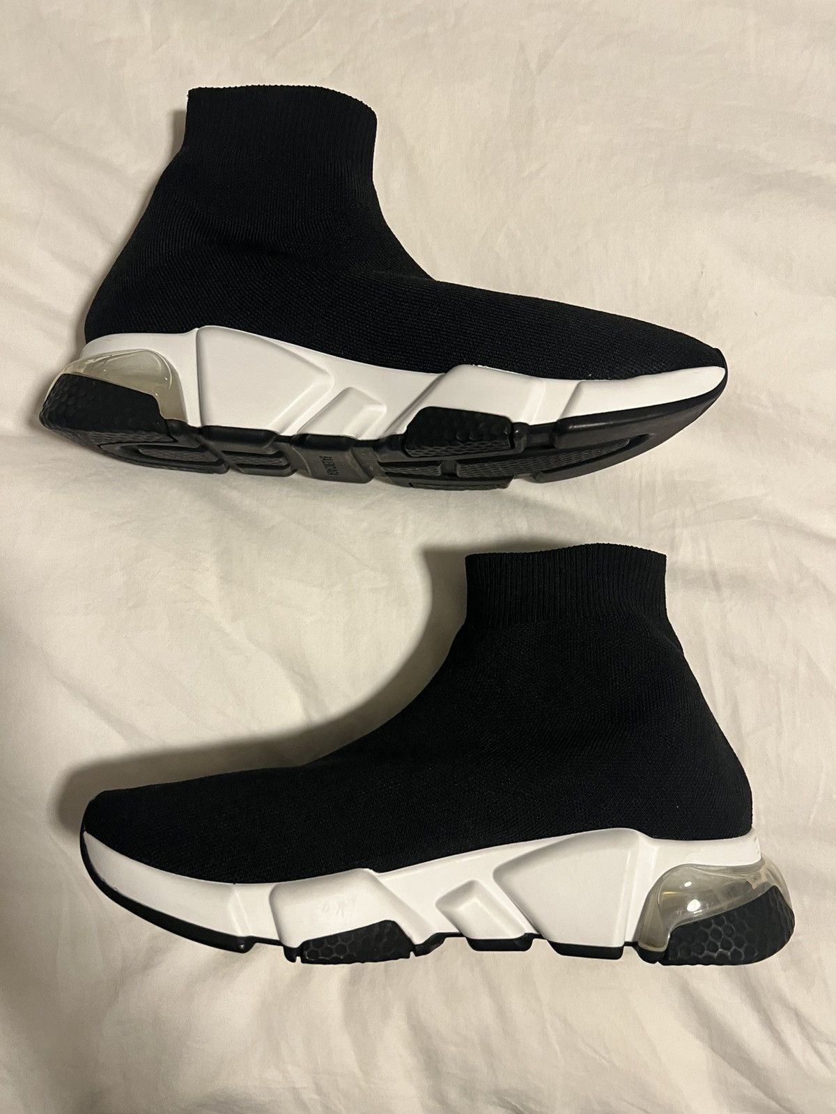 Balenciaga Balenciaga Black Speed Trainer Clear Sole Size 39EU Size US 6.5 / EU 39-40 - 2 Thumbnail