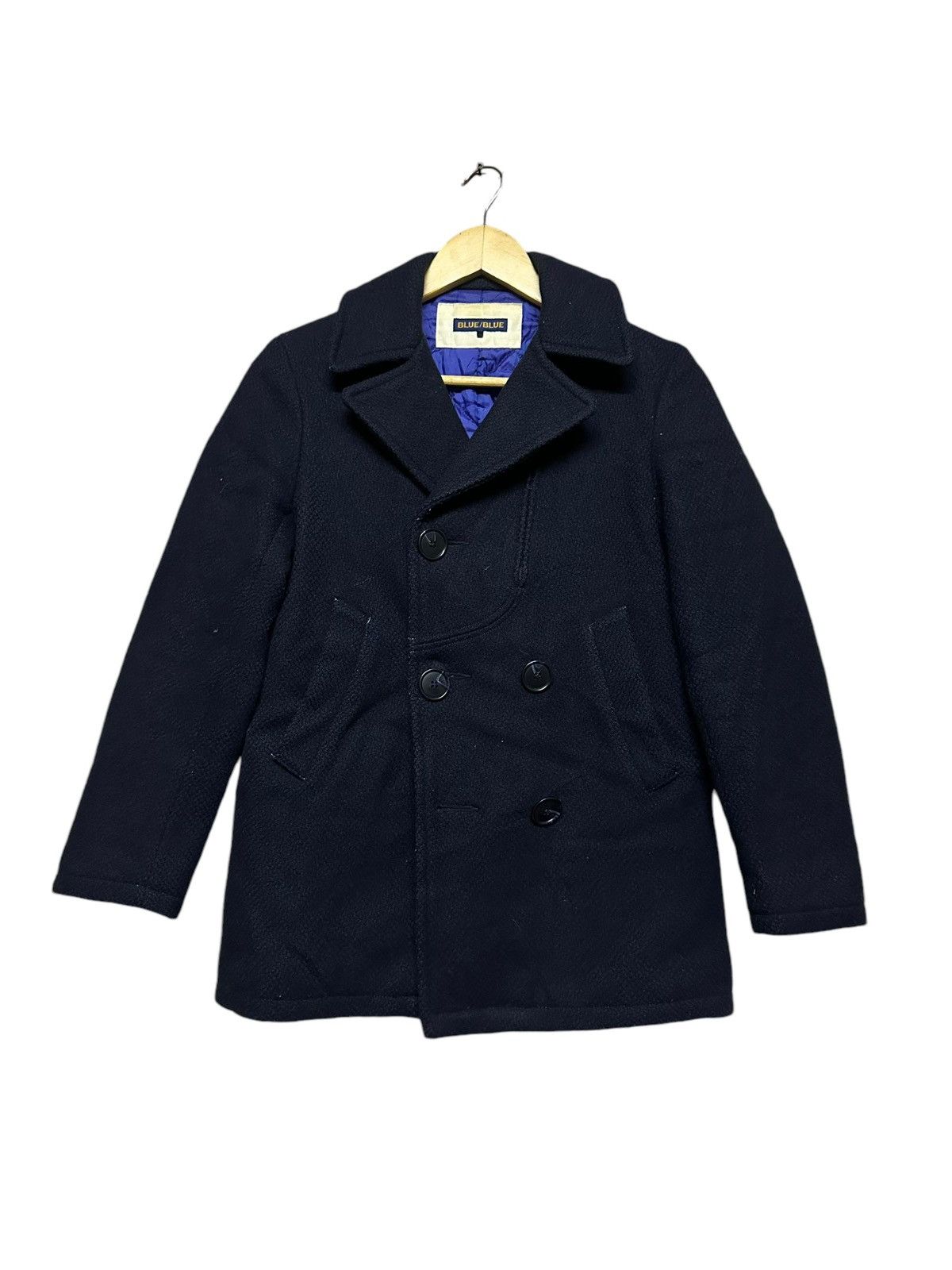 Blue Blue Japan Blue Blue Japan Wool Peacoat Jacket Size US S / EU 44-46 / 1 - 1 Thumbnail