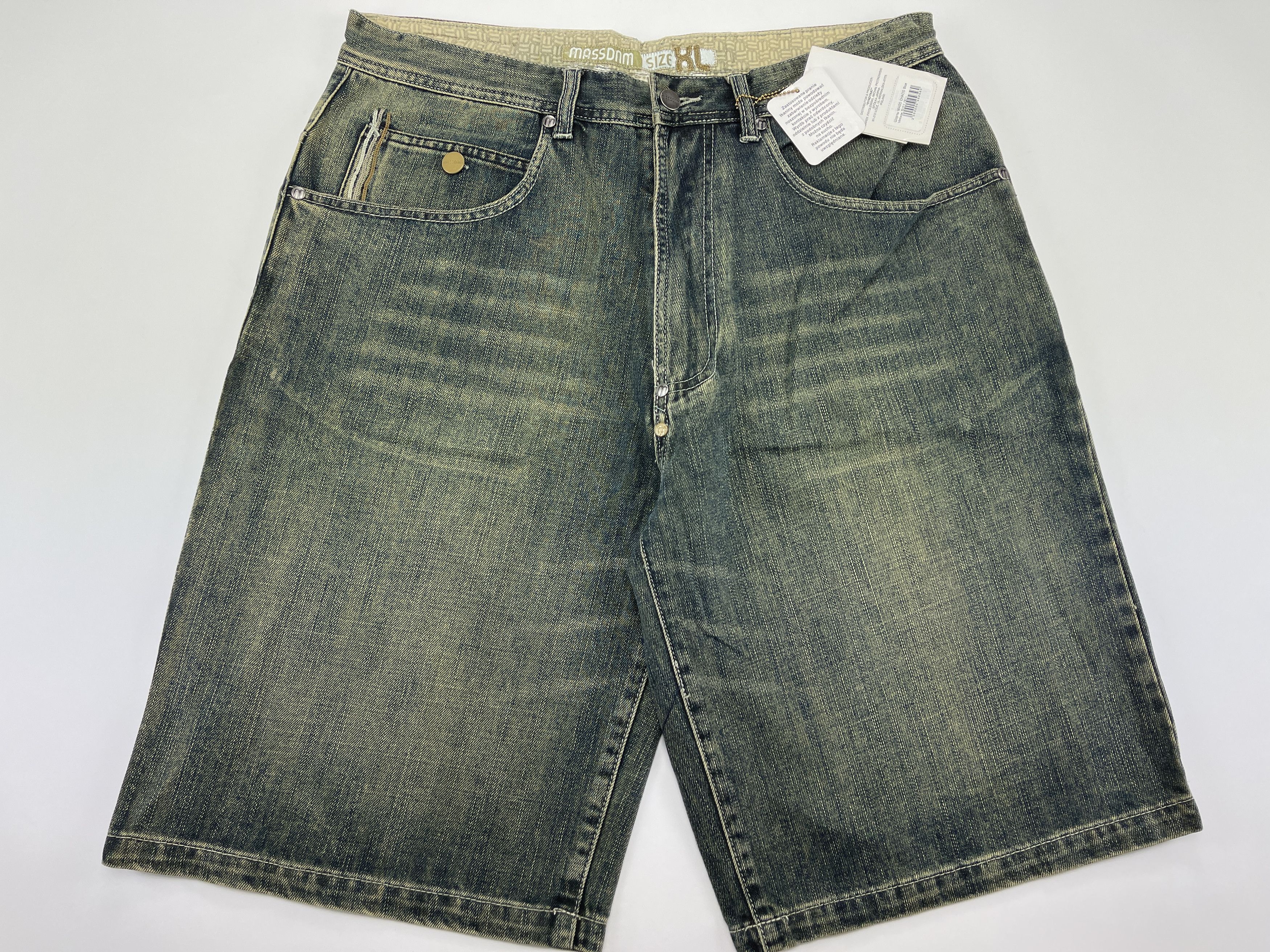 Vintage Mass DNM jeans shorts, vintage hip hop, 90s, skater, size 34 Size US 34 / EU 50 - 3 Thumbnail