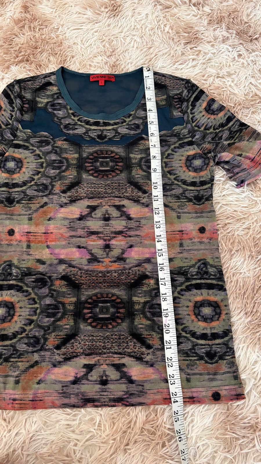 Vintage × Vivienne Tam Vivienne tam Archival All over print mesh top Size S / US 4 / IT 40 - 6 Thumbnail