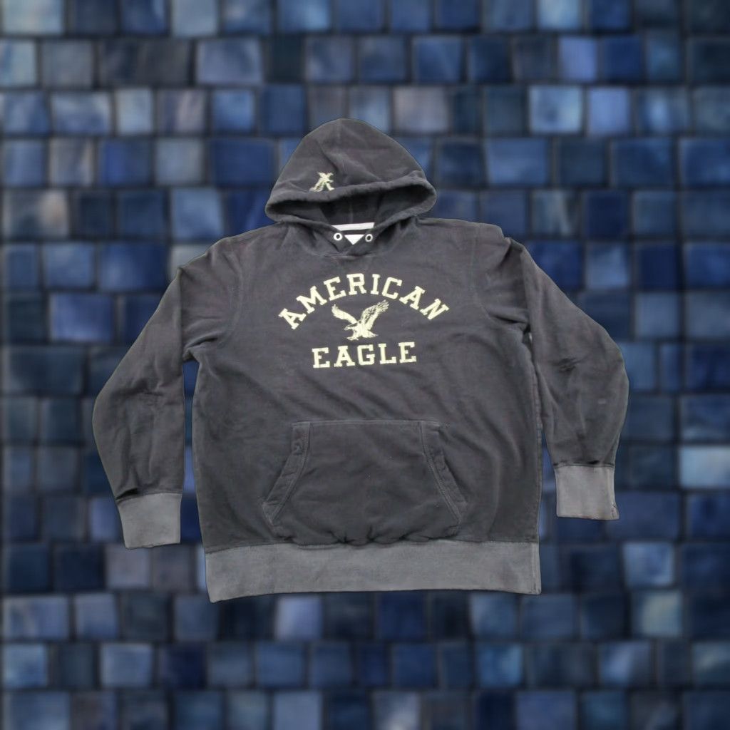 American Eagle Outfitters VINTAGE American Eagle Outfitters Hoodie Pullover Mens Size L Black Grunge SK8 Read Sports Winter Fall Spring All Seasons Hooded Mens Size US L / EU 52-54 / 3 - 1 Thumbnail