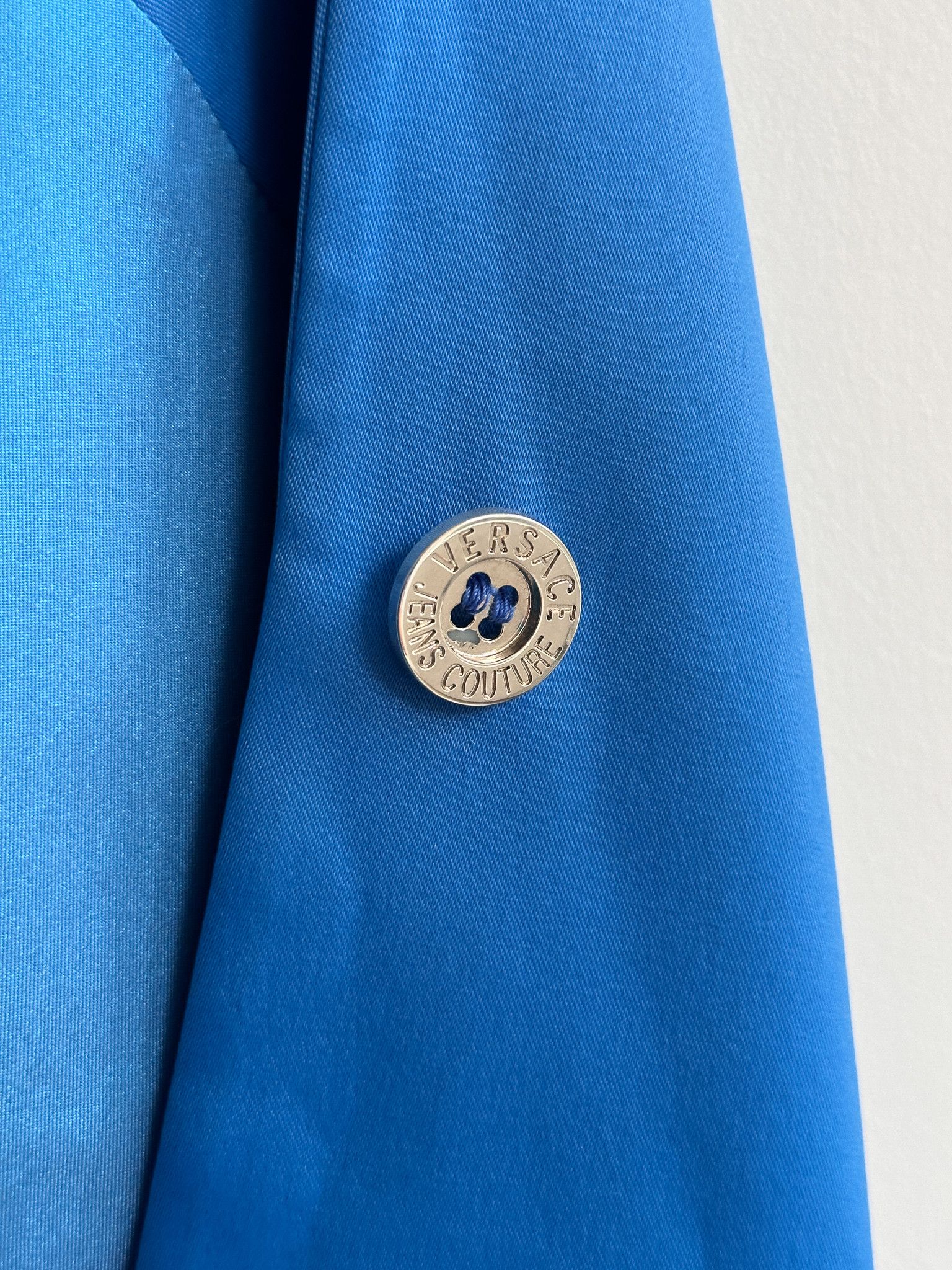 Versace Versace Jeans Couture Blue Blazer Jacket Size M / US 6-8 / IT 42-44 - 8 Thumbnail