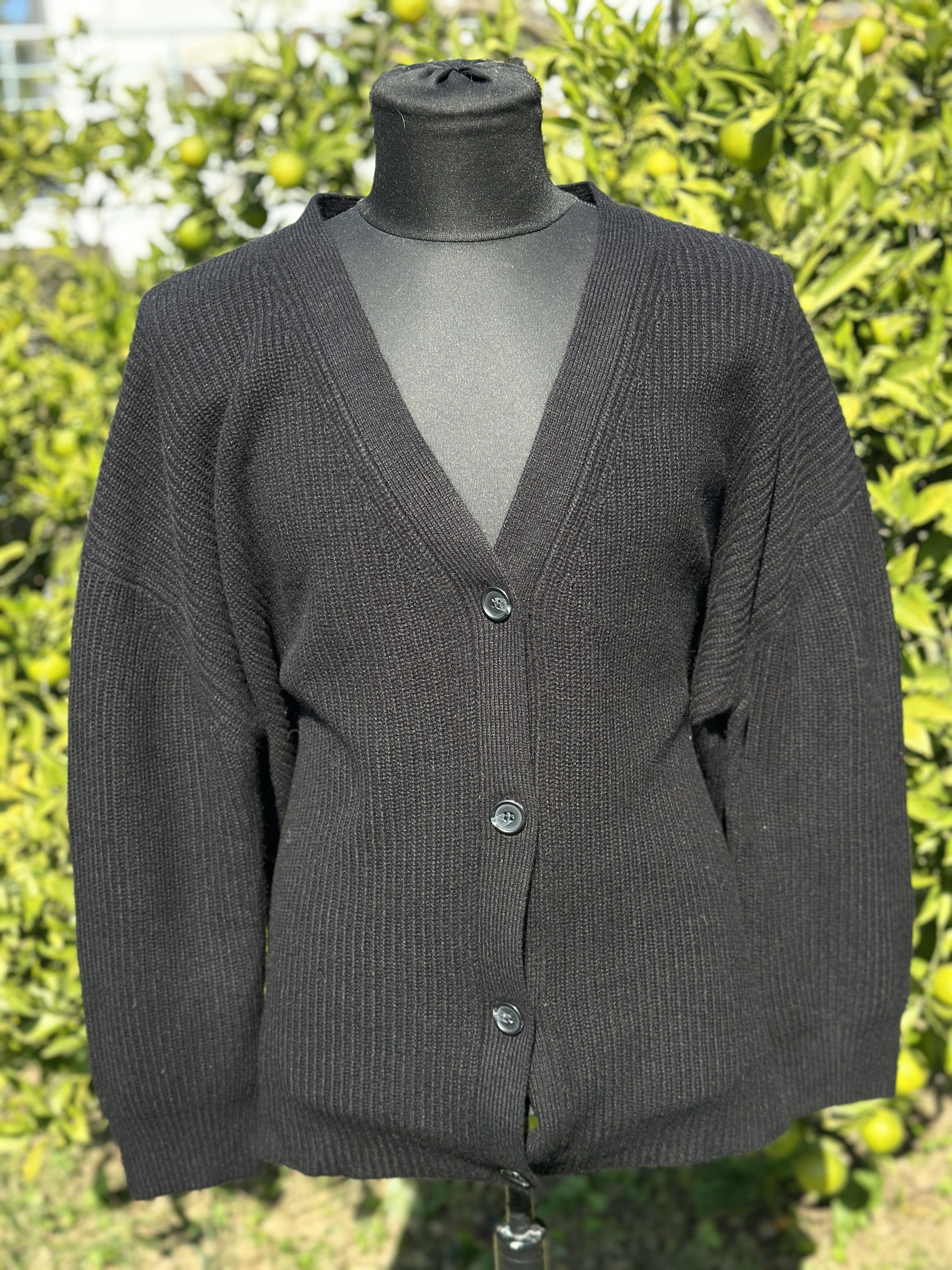 Other Jenni Kayne Knit Cardigan Pure Cashmere Black Size XL Size XL / US 12-14 / IT 48-50 - 2 Thumbnail