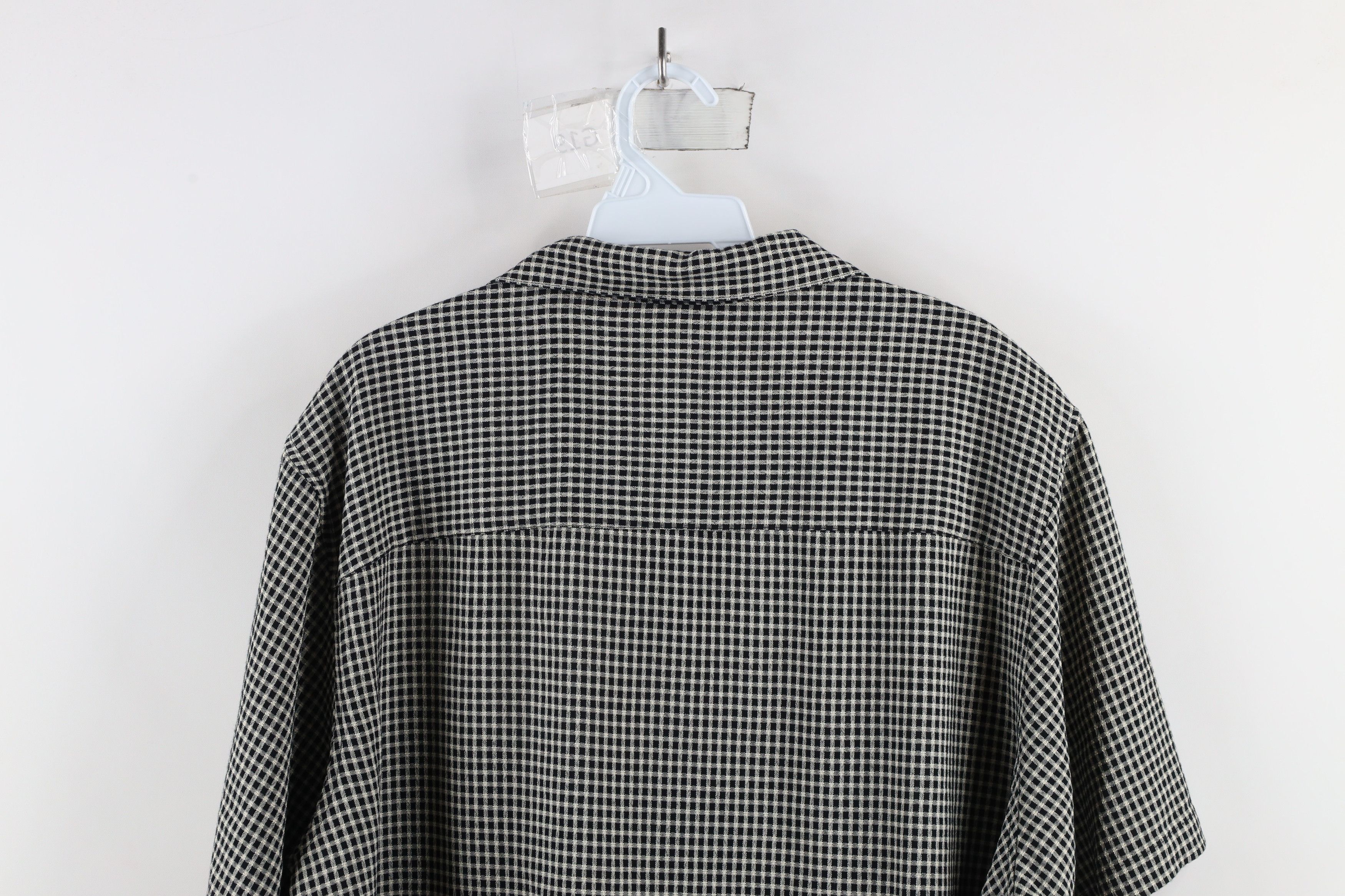 Vintage Vintage 90s Streetwear Baggy Camp Collar Button Shirt Plaid Size US XL / EU 56 / 4 - 8 Thumbnail