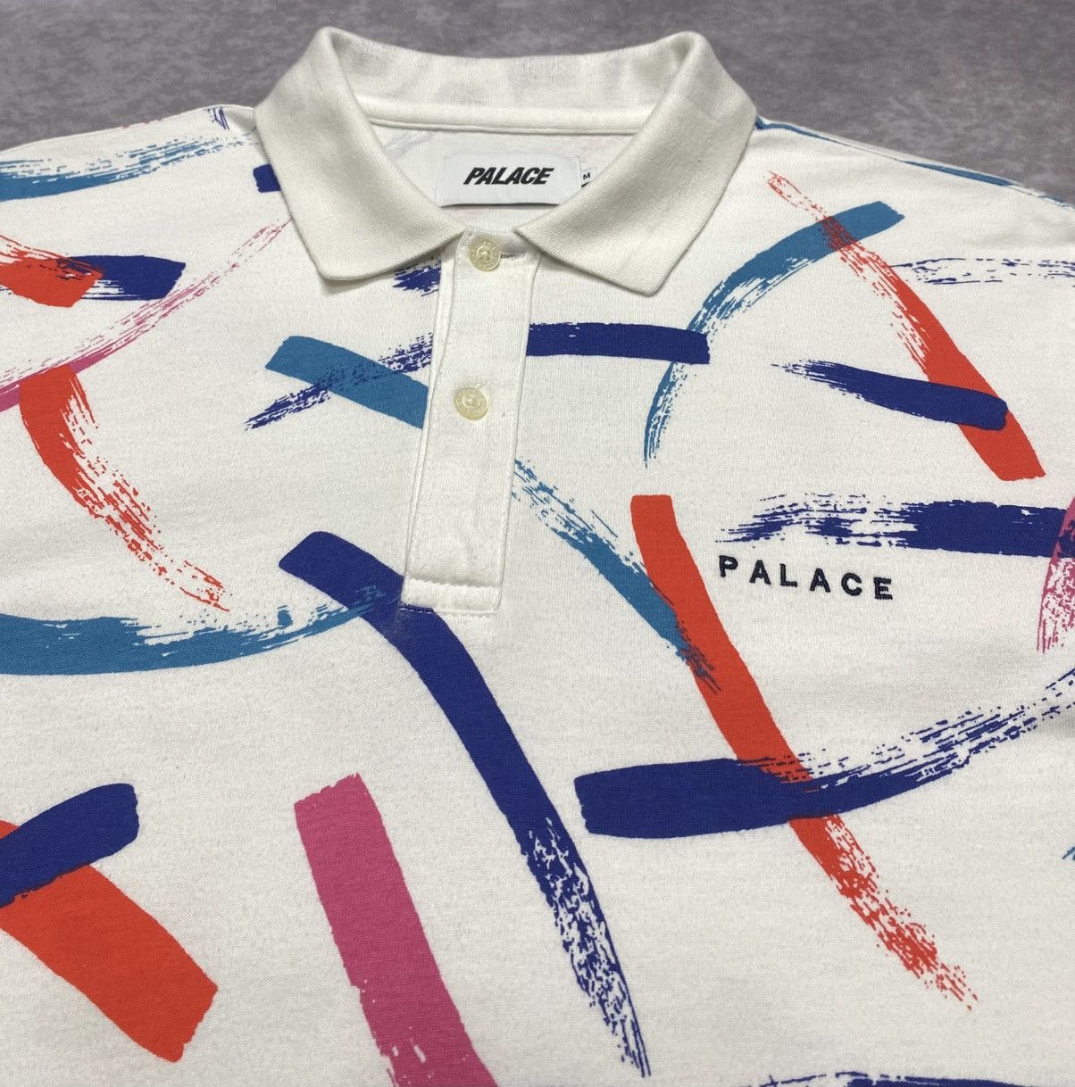 Palace Palace Don Polo White/Blue/Orange Size US M / EU 48-50 / 2 - 2 Thumbnail