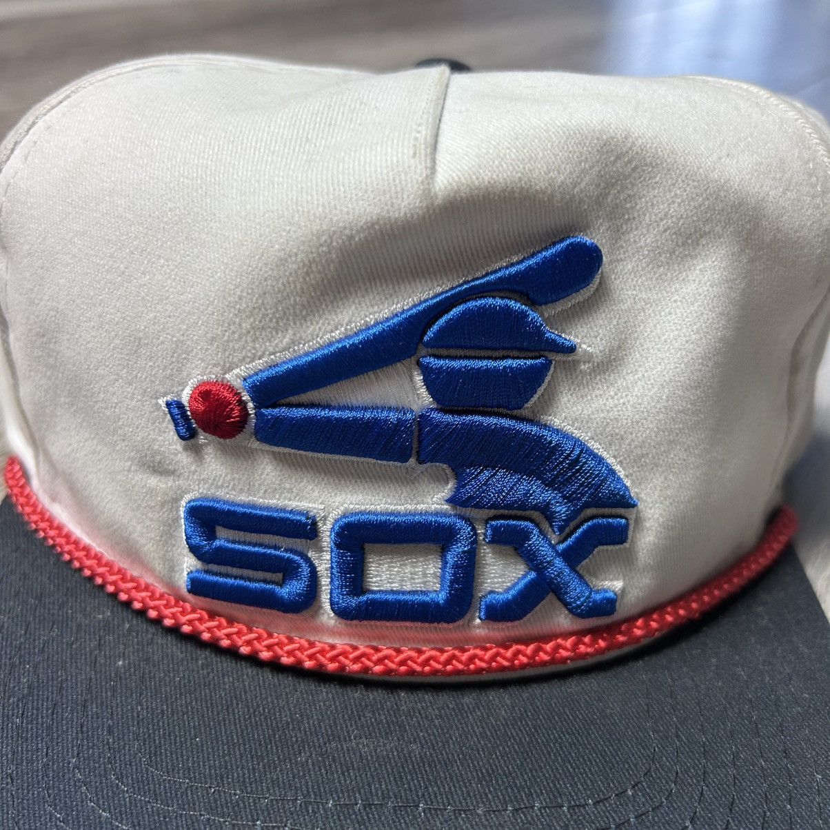 MLB Chicago White Sox 2-Tone Rope Snapback Navy Retro MLB Hat Size ONE SIZE - 2 Thumbnail