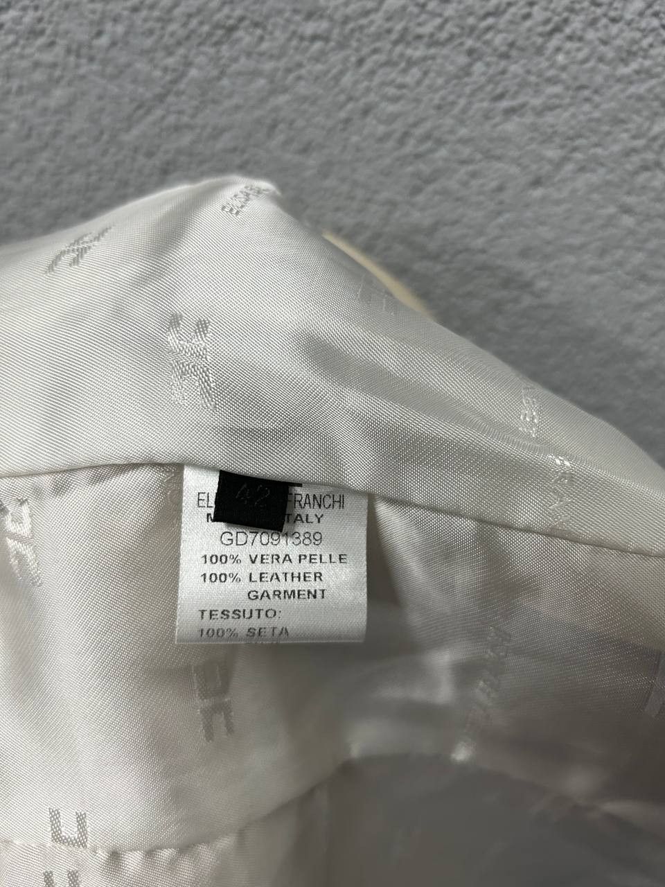 Elisabetta Franchi Elisabetta Franchi womens leather / silk jacket IT 42 / M Size M / US 6-8 / IT 42-44 - 8 Thumbnail